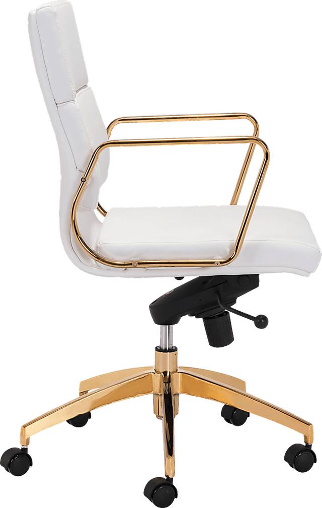 Ravanna White Desk Chair - Thumbnail - Image 4