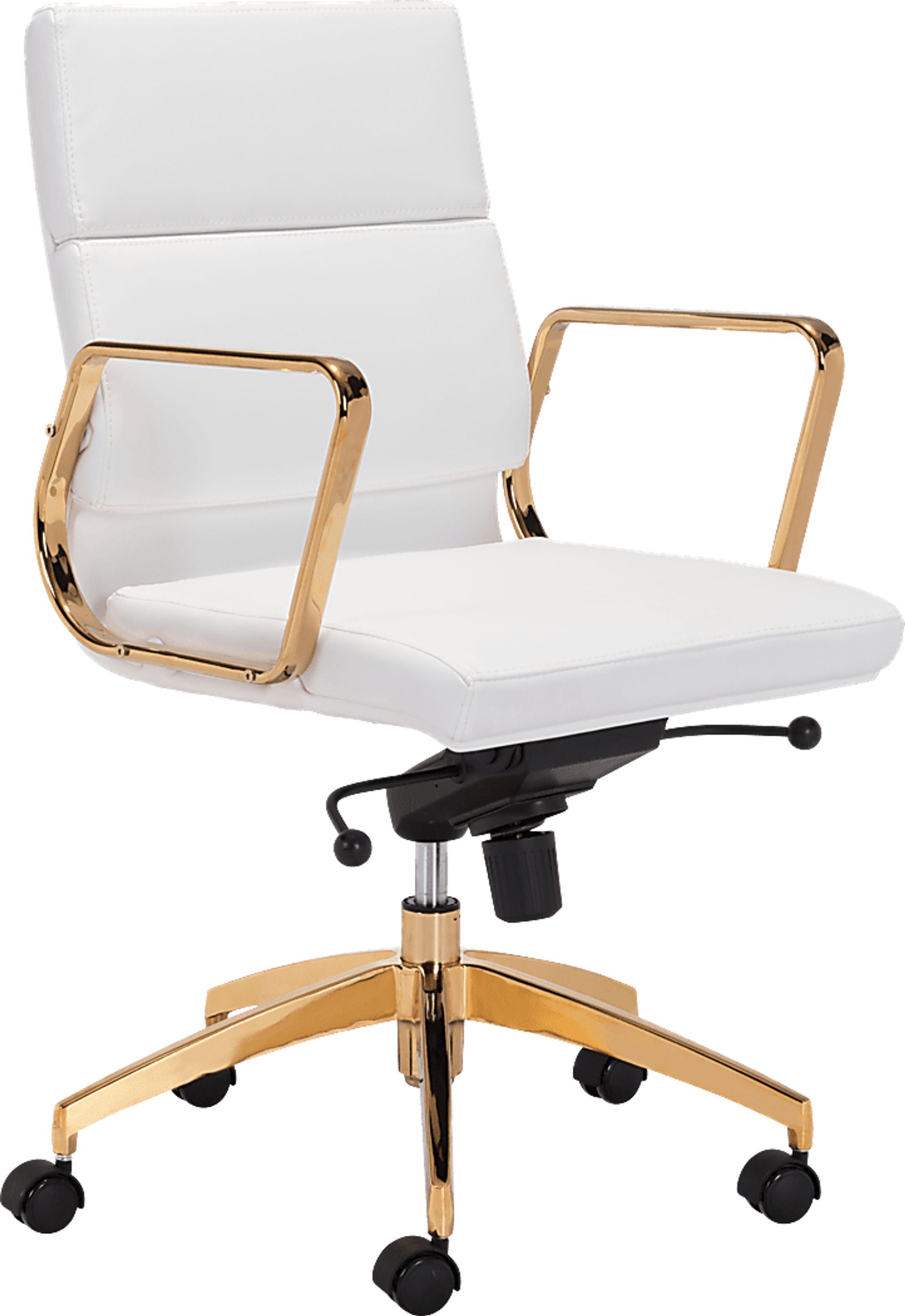 Ravanna White Desk Chair - Image 1