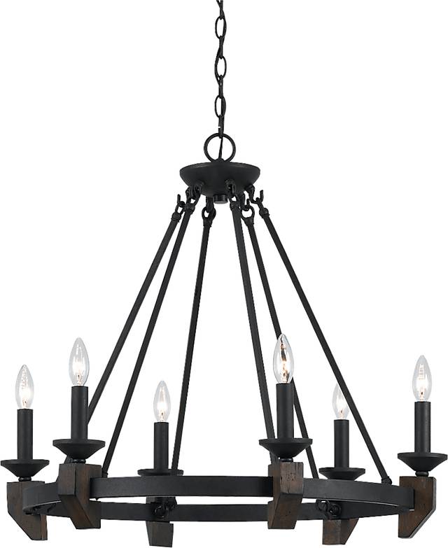 Raven Peak Bronze Chandelier - Thumbnail - Image 1