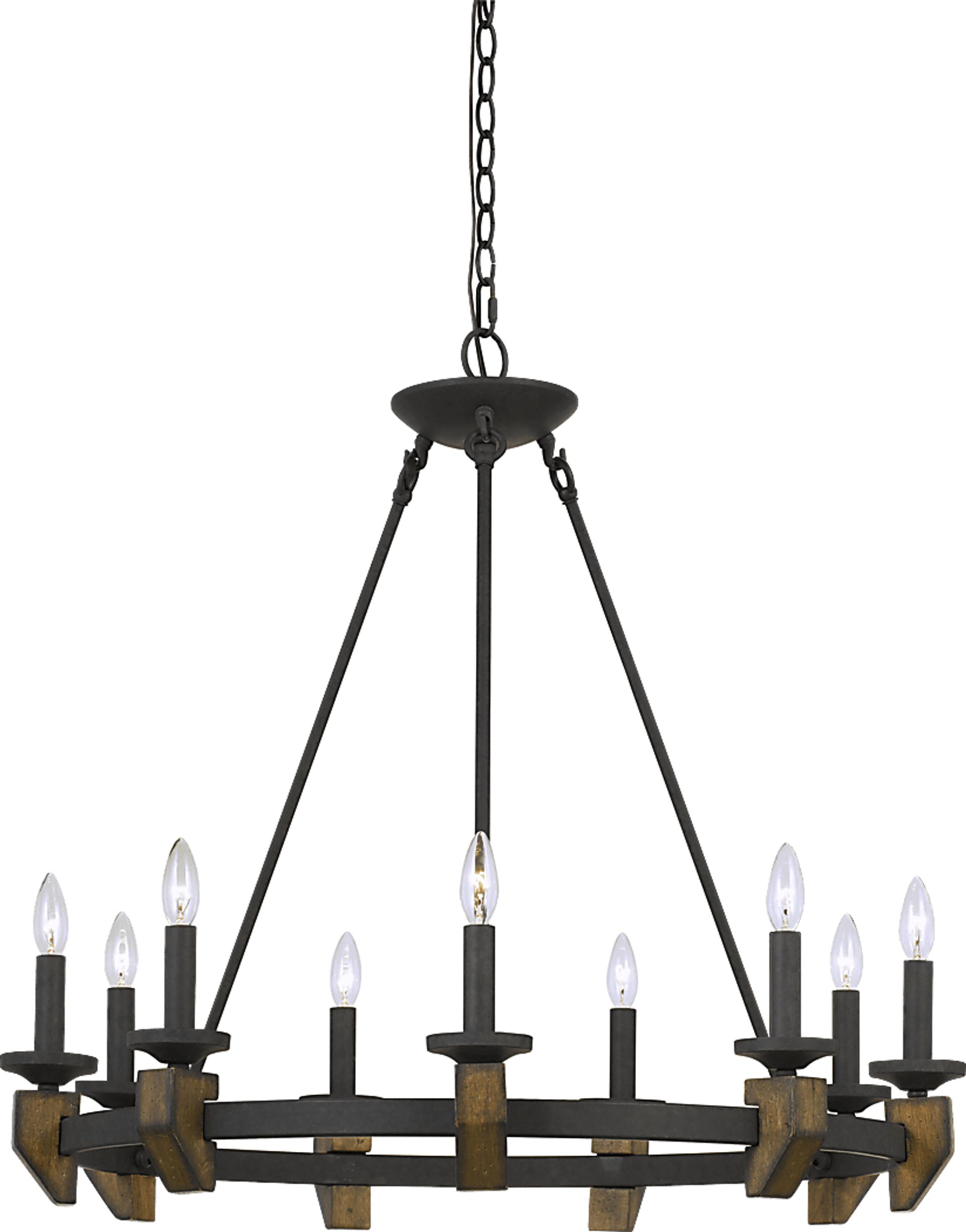 Raven Peak Brown Chandelier - Image 1