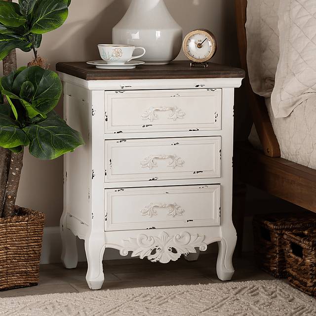 Raveneaux White Nightstand - Thumbnail - Image 2