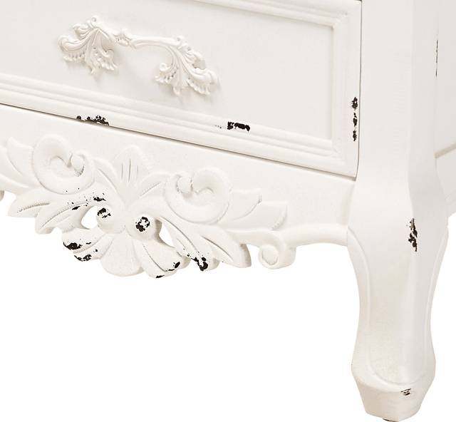 Raveneaux White Nightstand - Thumbnail - Image 7