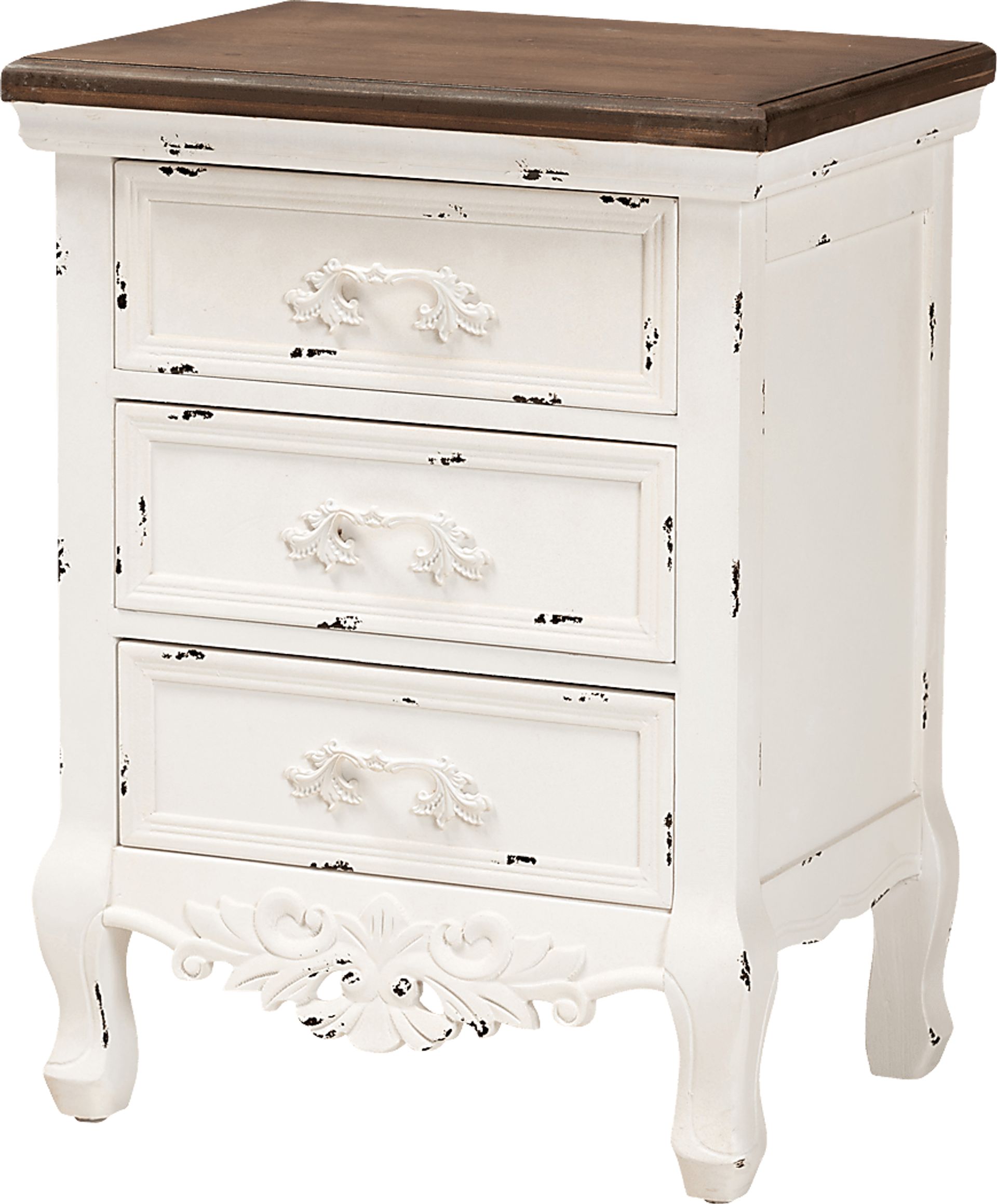 Raveneaux White Nightstand - Image 1