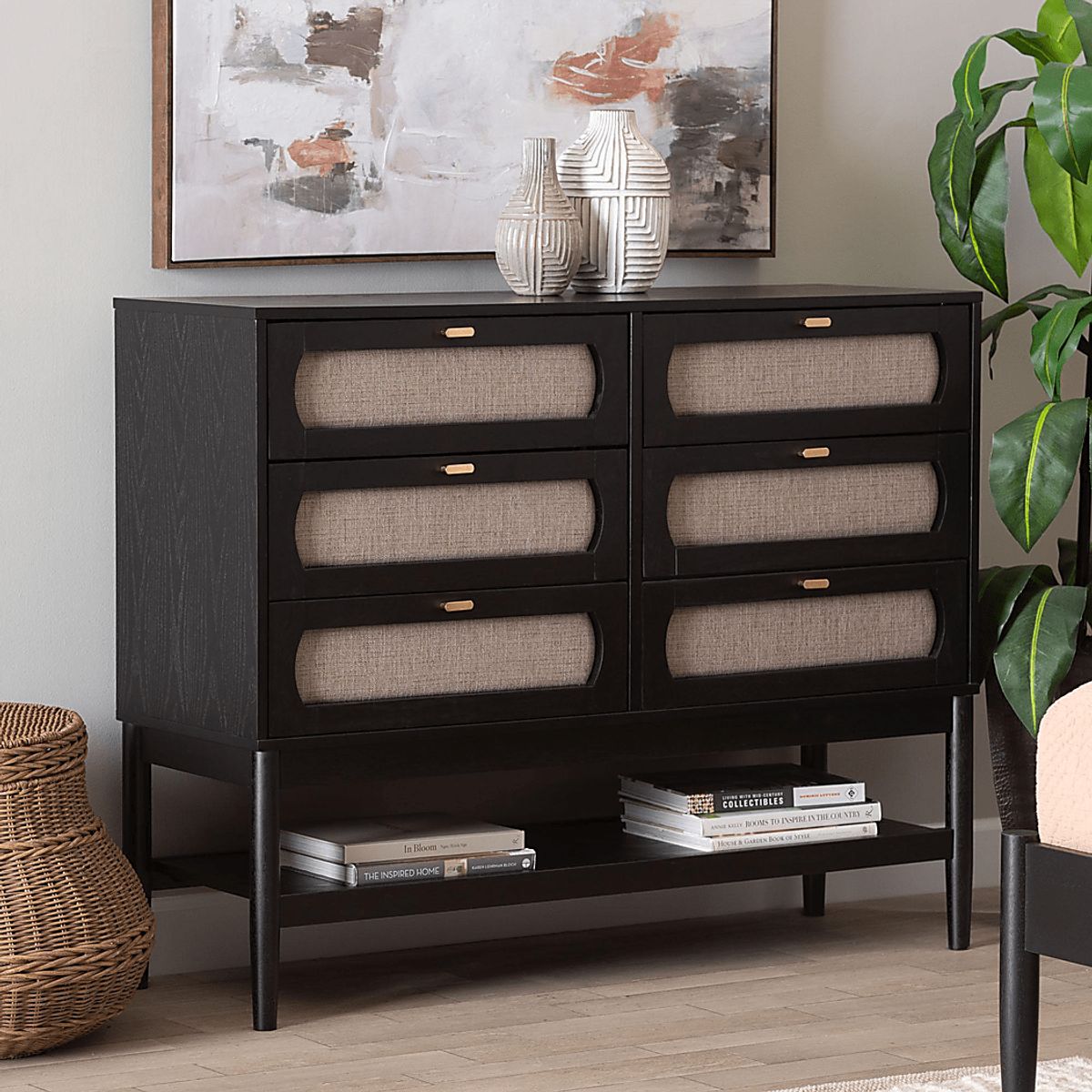 rooms to go black dresser Ravenfly COLOR:Black/Emerald