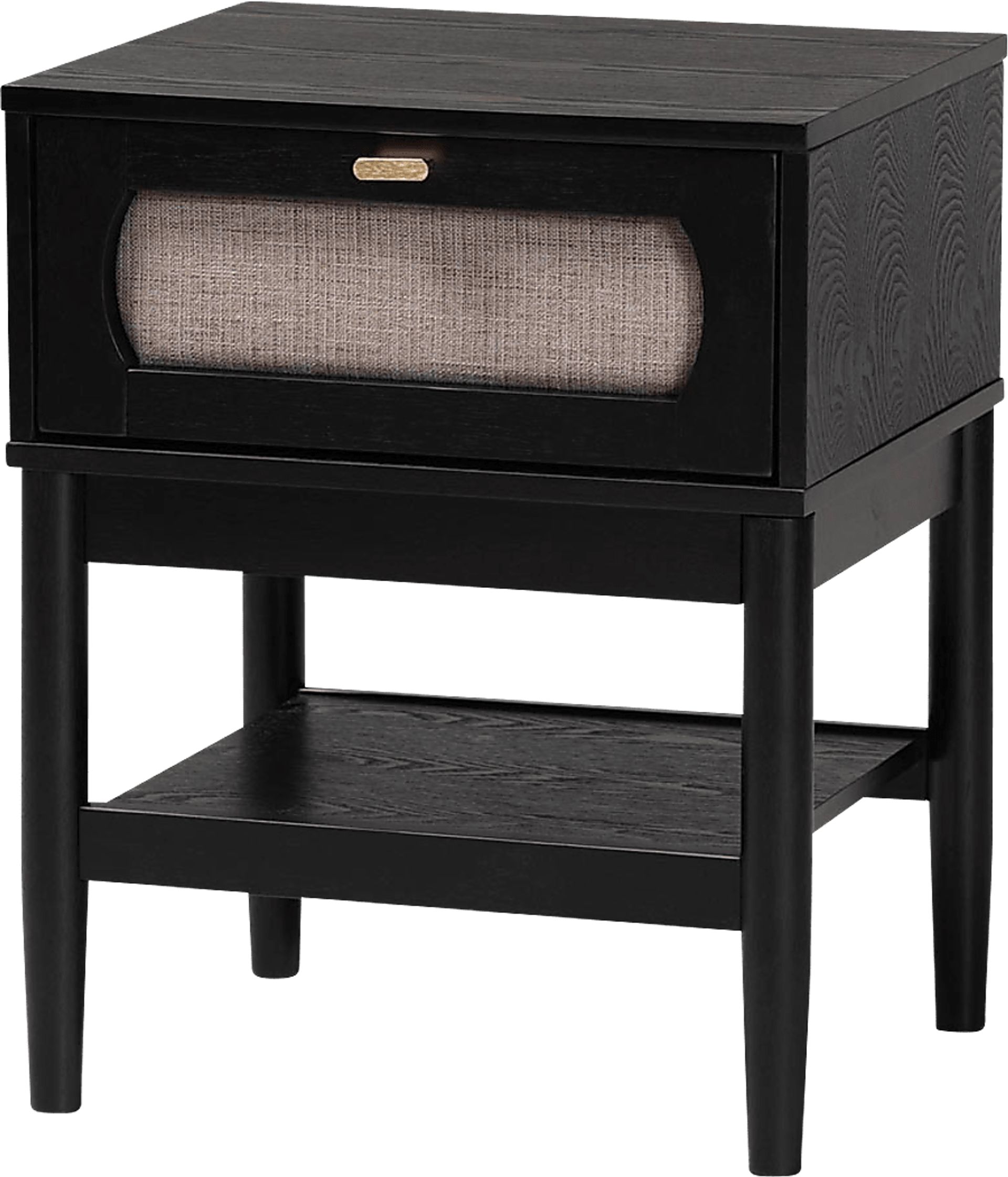 Ravenfly Black Nightstand - Image 1