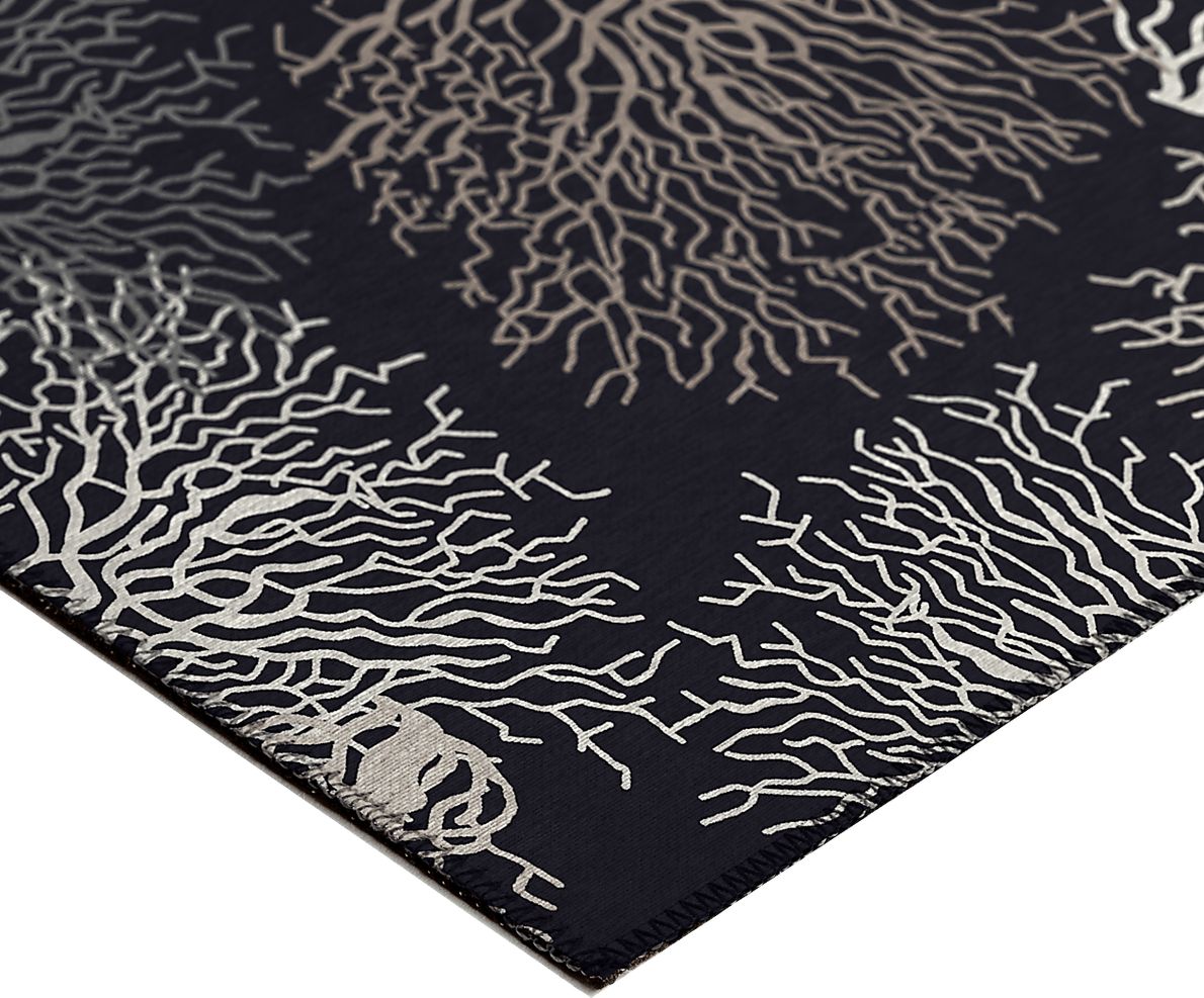 Ravenglen Black 5' x 8' Rug
