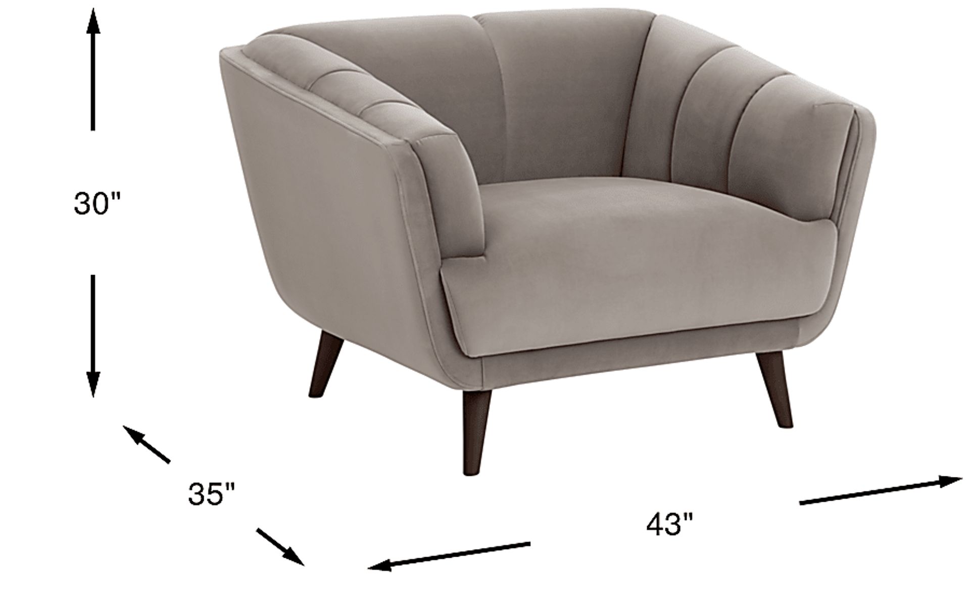 Dimension Image. Please refer to the Dimension Tab on this page for dimension details.