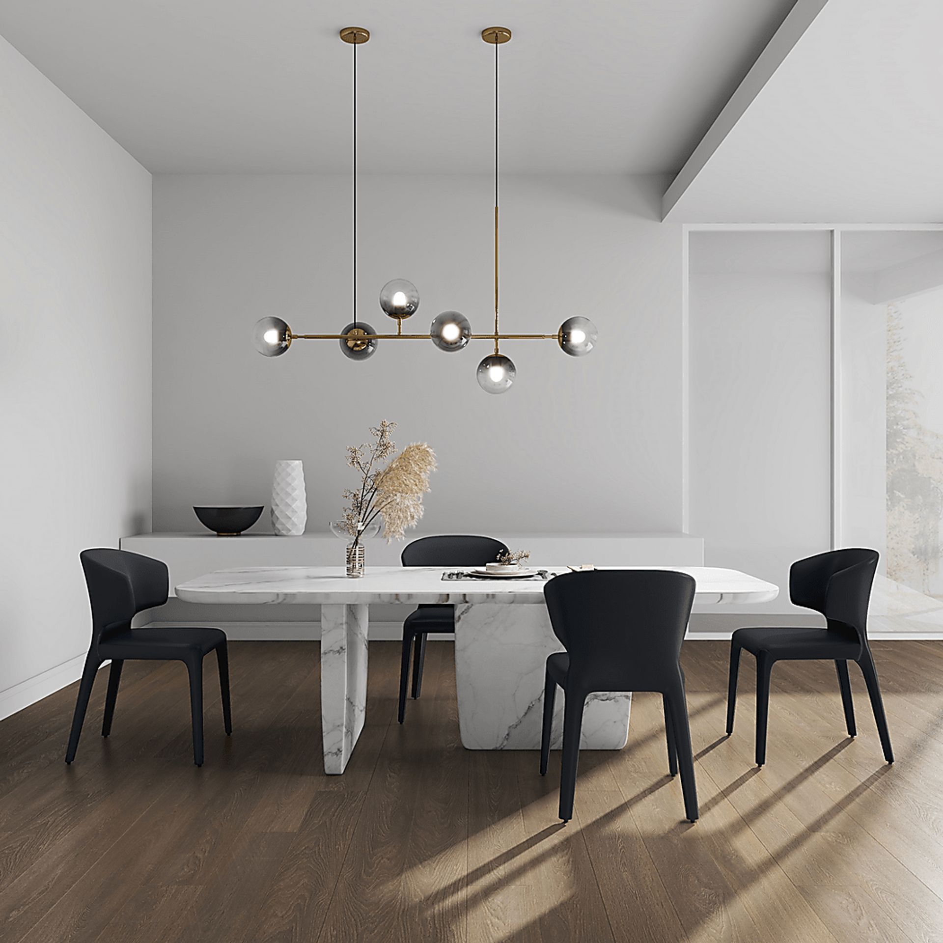 Ravennite I Black Side Chair, Set of 2 - Image 2