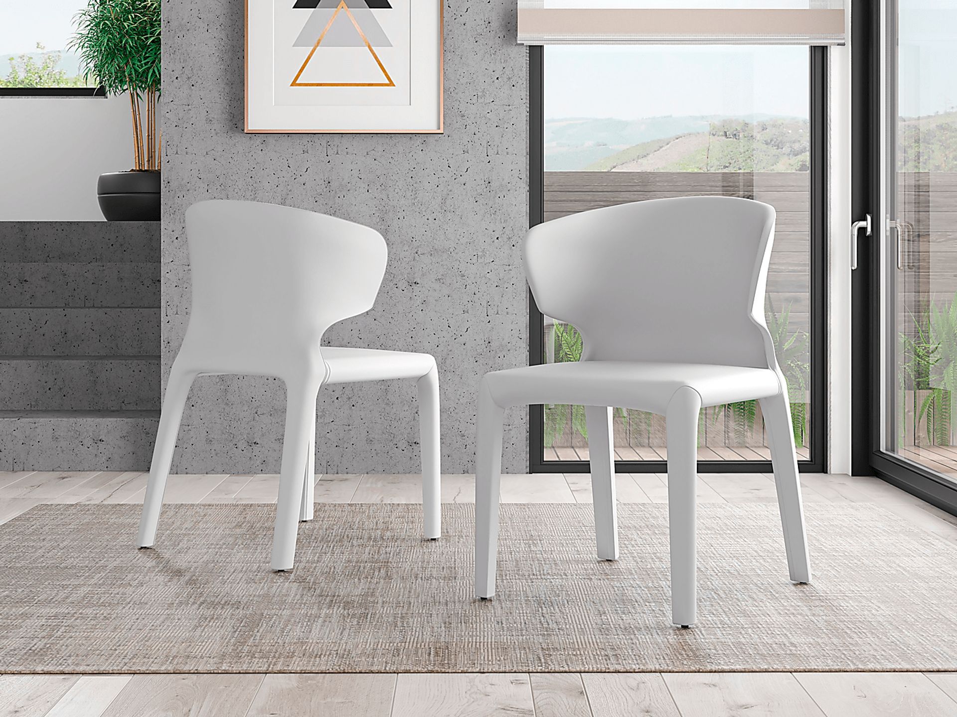 Ravennite I Cream Side Chair, Set of 2 - Image 2