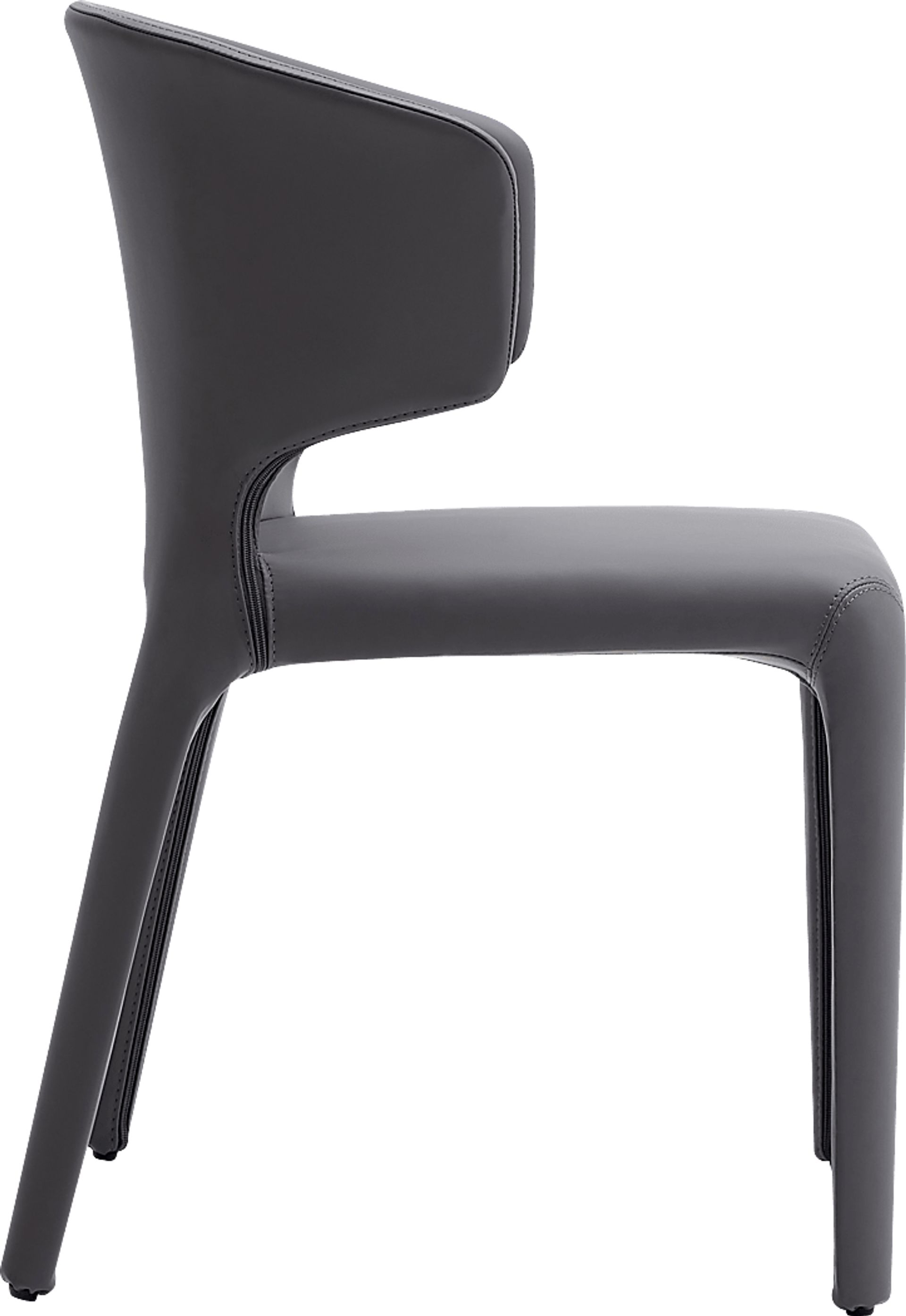 Ravennite I Gray Side Chair, Set of 2 - Image 4