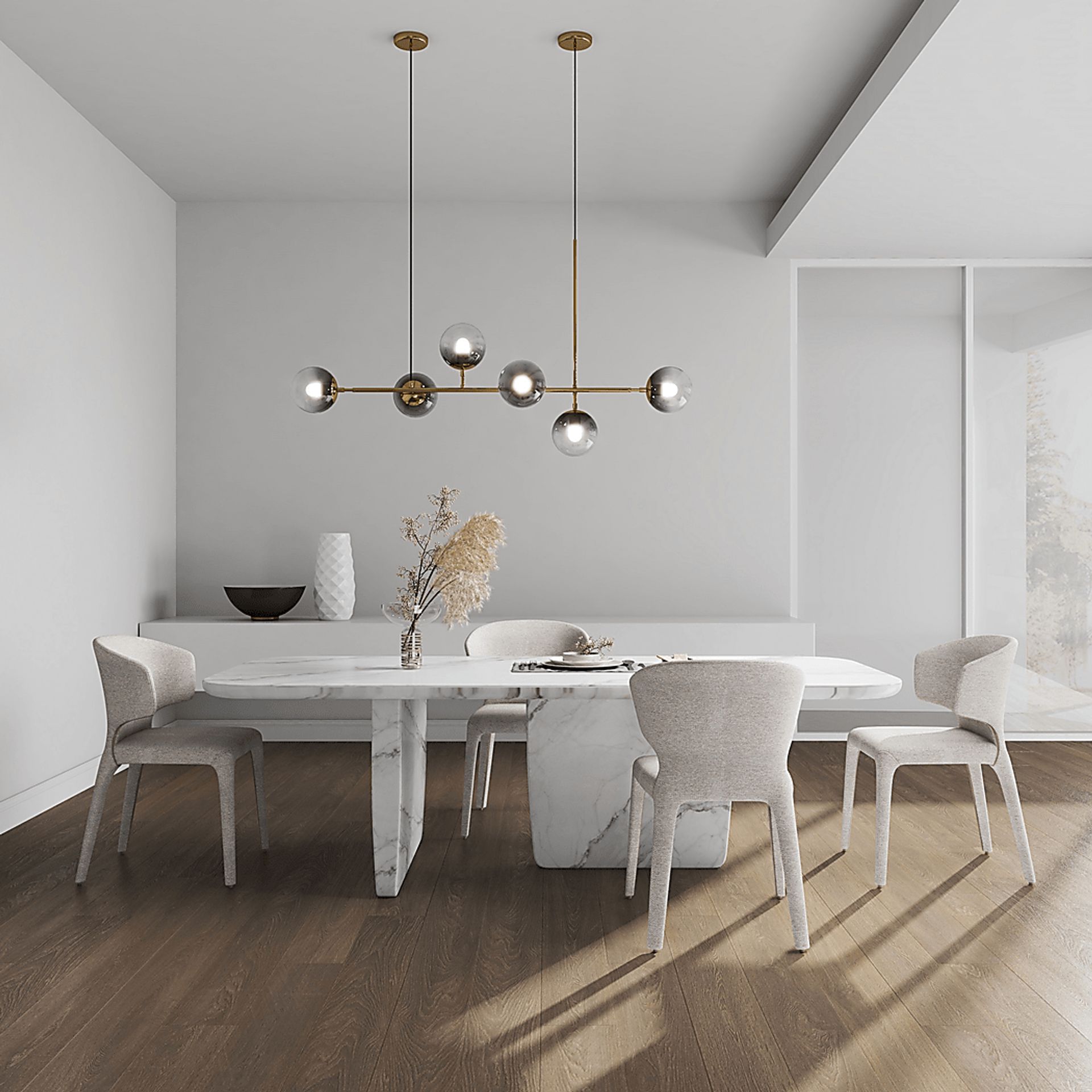 Ravennite II Beige Side Chair, Set of 2 - Image 2