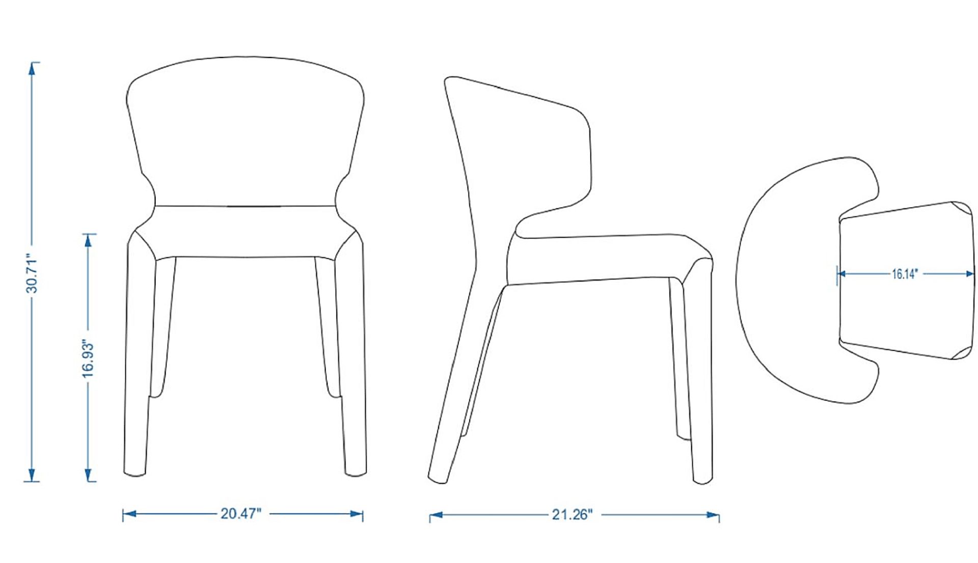 Ravennite II Black Side Chair, Set of 2 - Image 10