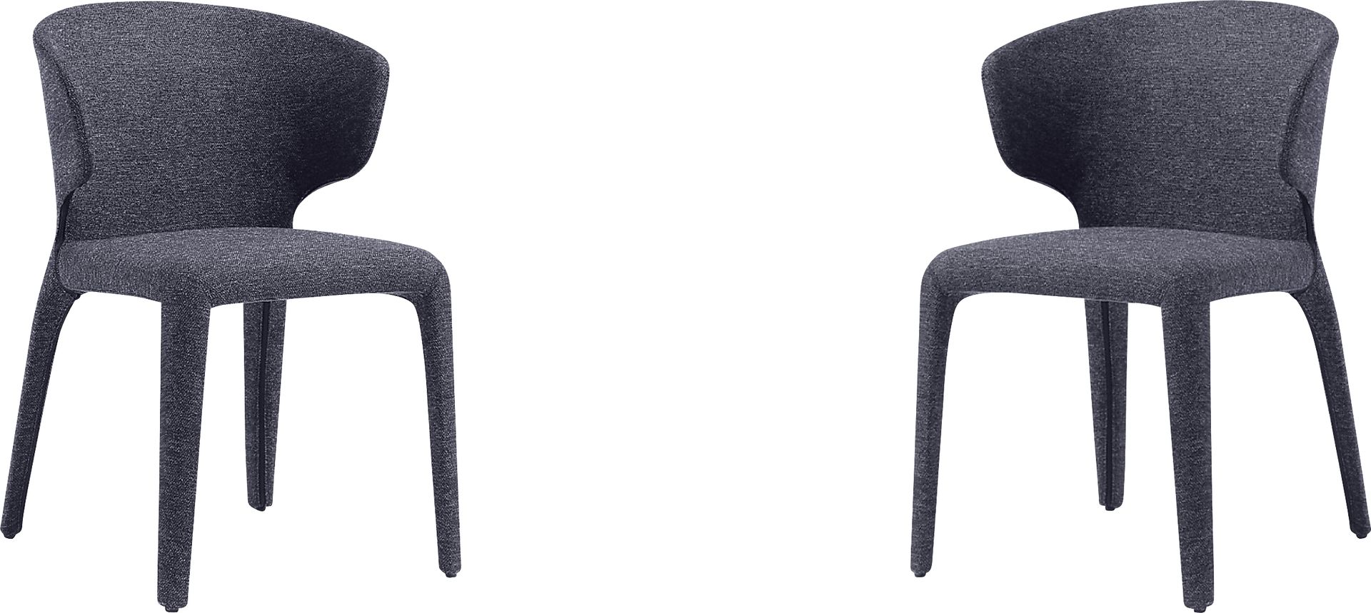Ravennite II Black Side Chair, Set of 2 - Image 1