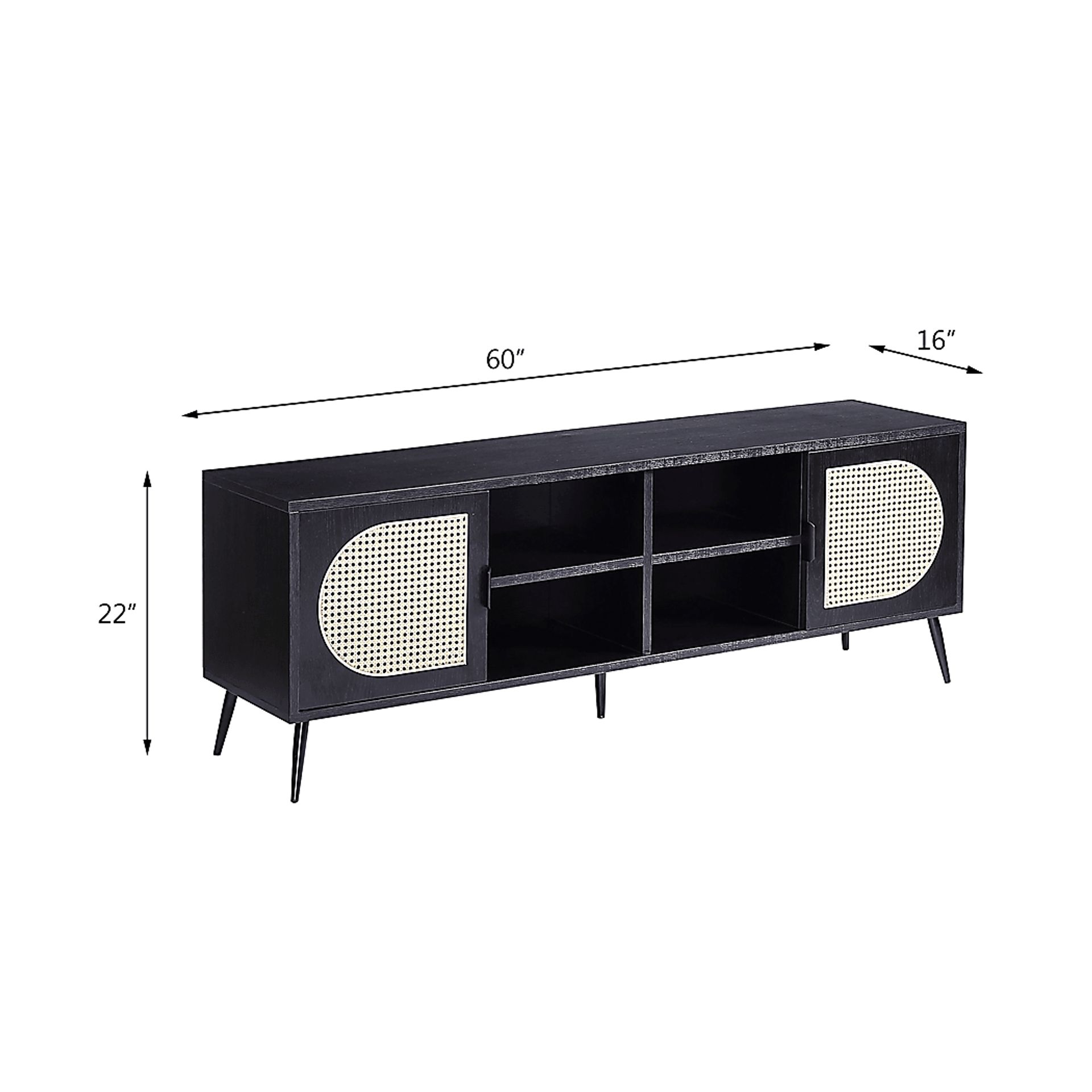 Ravensaide Black 60 in. Console - Image 7