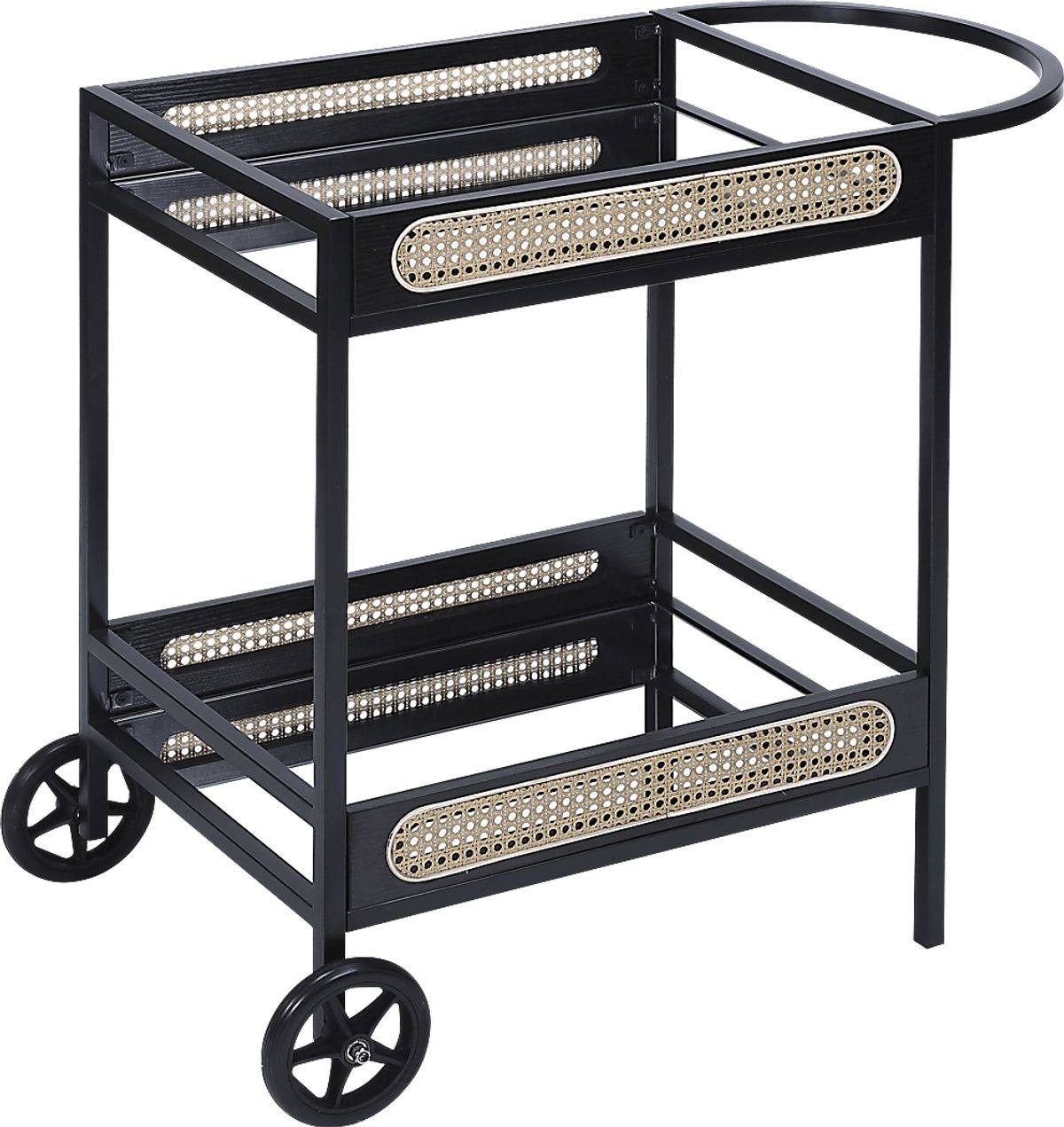 Ravensaide Black Black,Colors Bar Cart | Rooms to Go