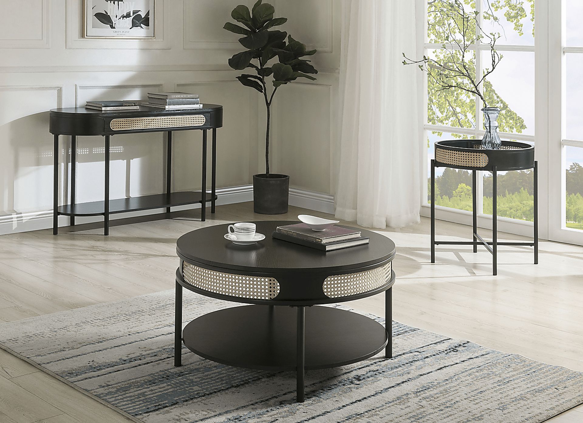 Ravensaide Black Cocktail Table - Image 2
