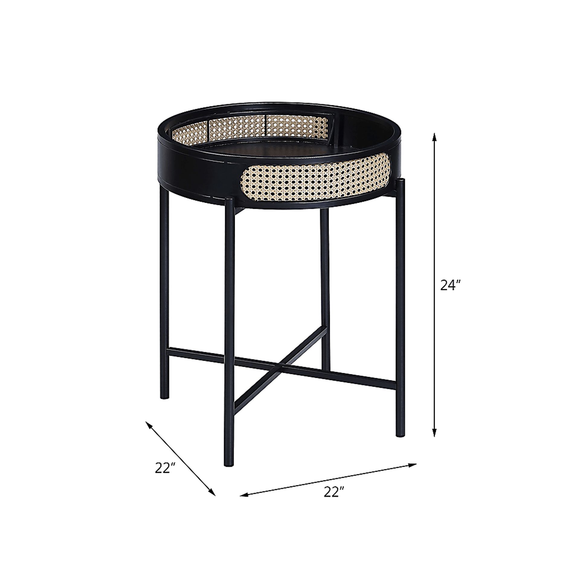 Ravensaide Black End Table - Image 5