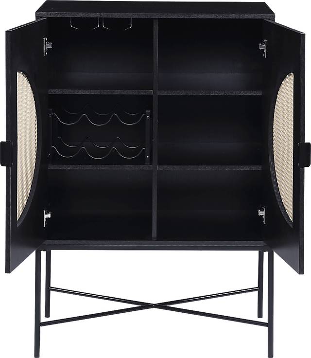 Ravensaide Black Wine Cabinet - Thumbnail - Image 4