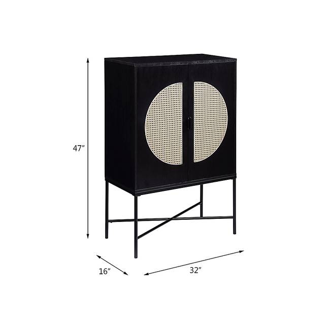 Ravensaide Black Wine Cabinet - Thumbnail - Image 8