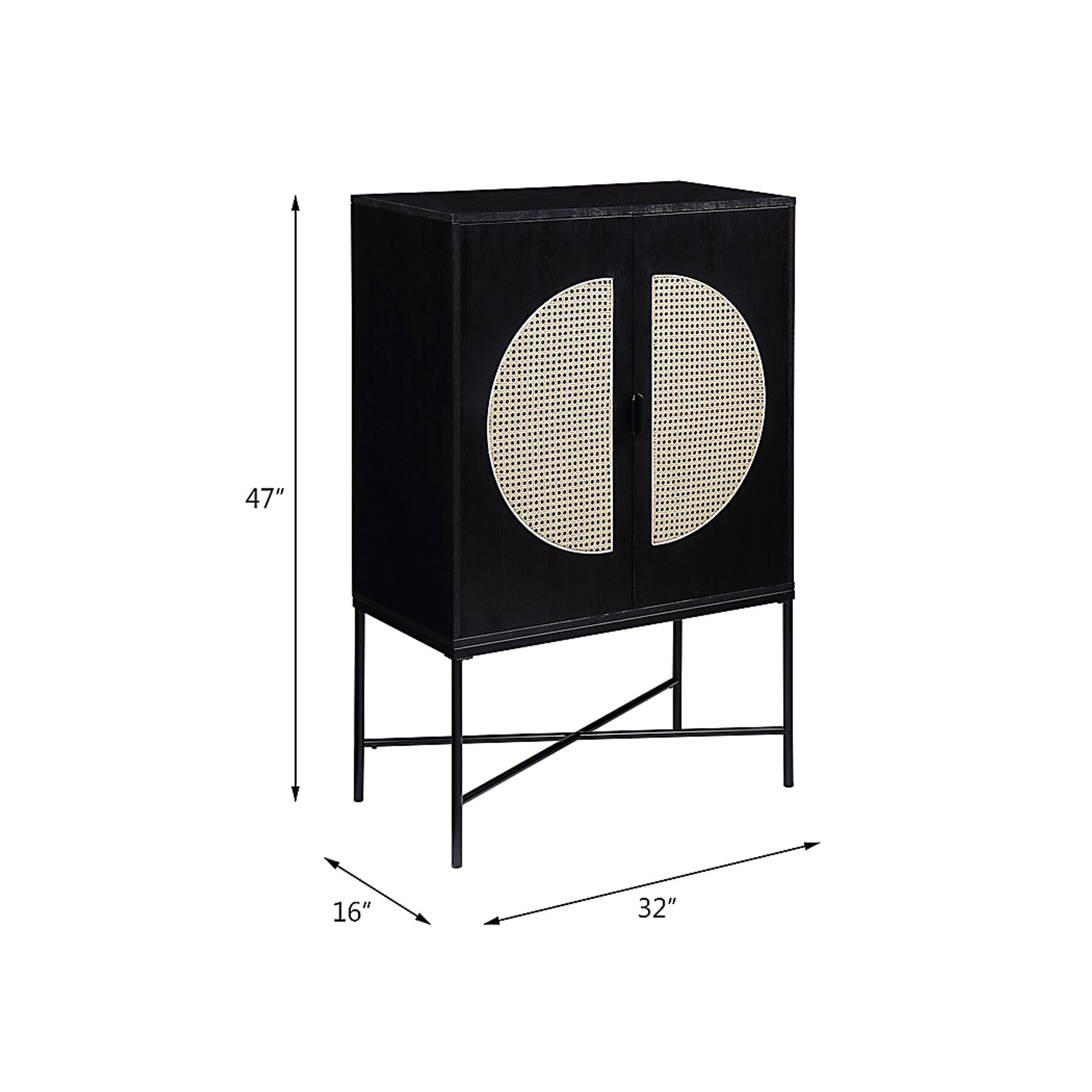 Ravensaide Black Wine Cabinet - Image 8