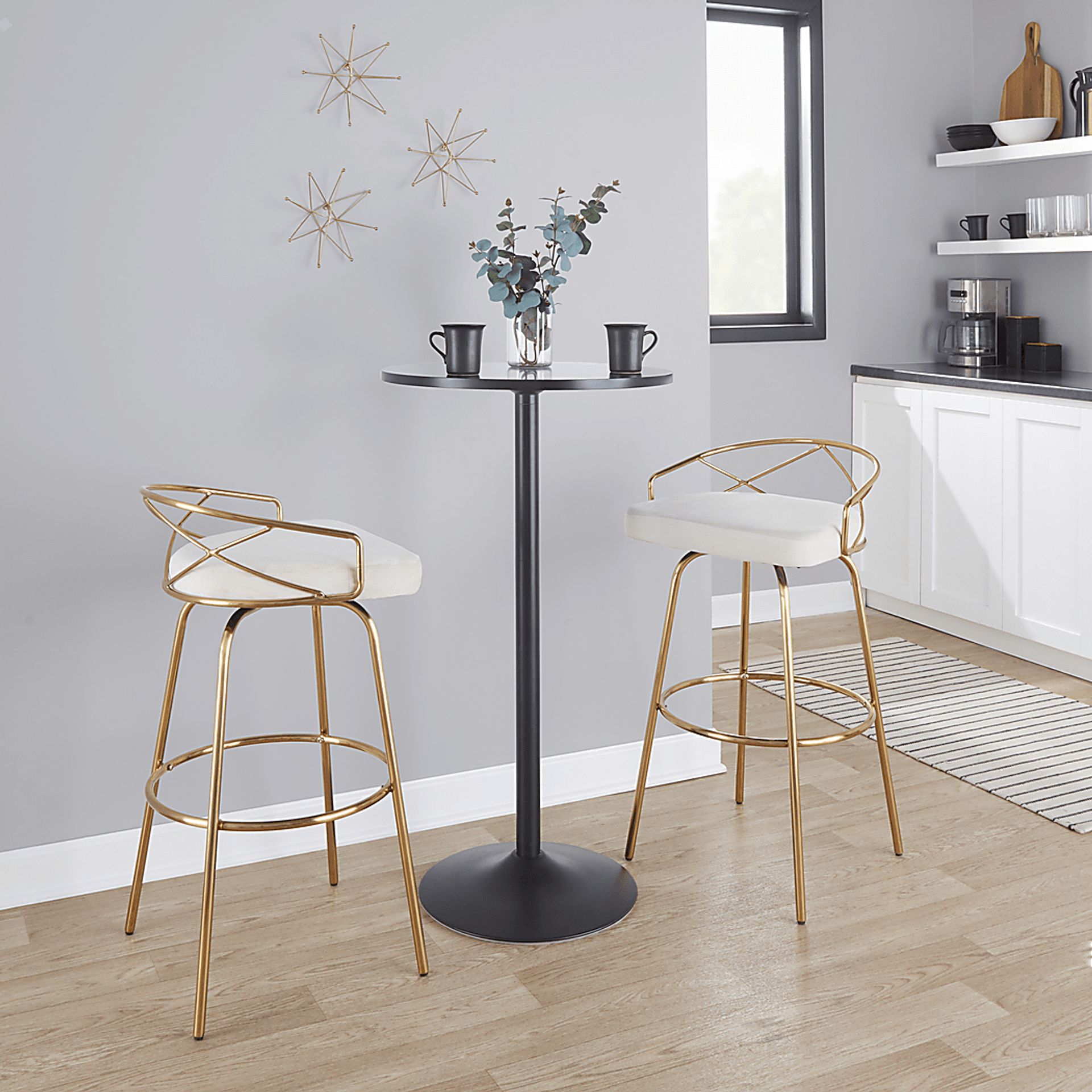 Ravensbrug I Cream Barstool, Set of 2 - Image 3