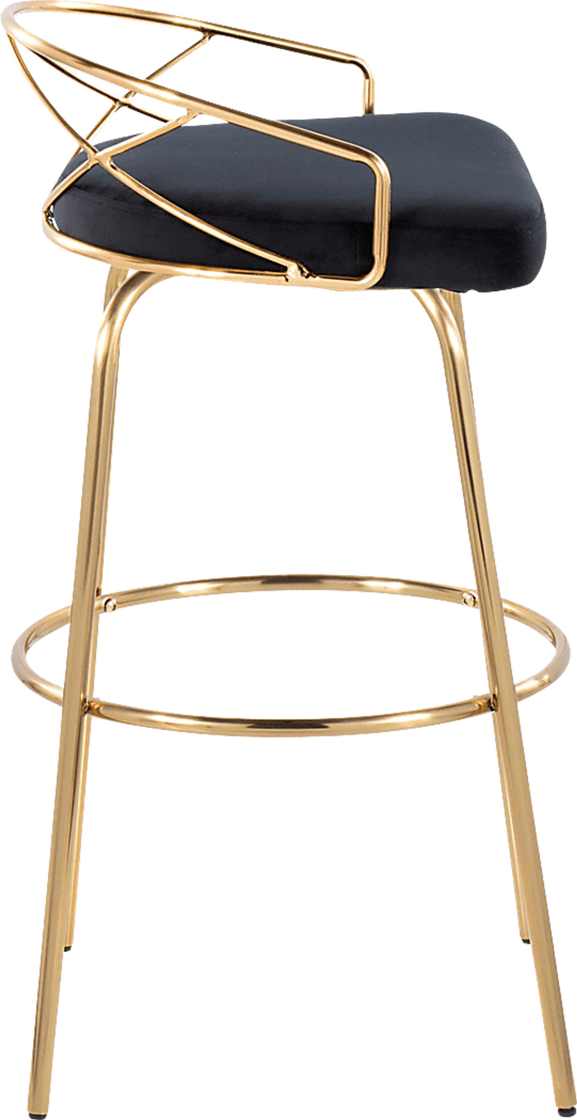 Ravensburg I Black Swivel Barstool, Set of 2 - Image 7