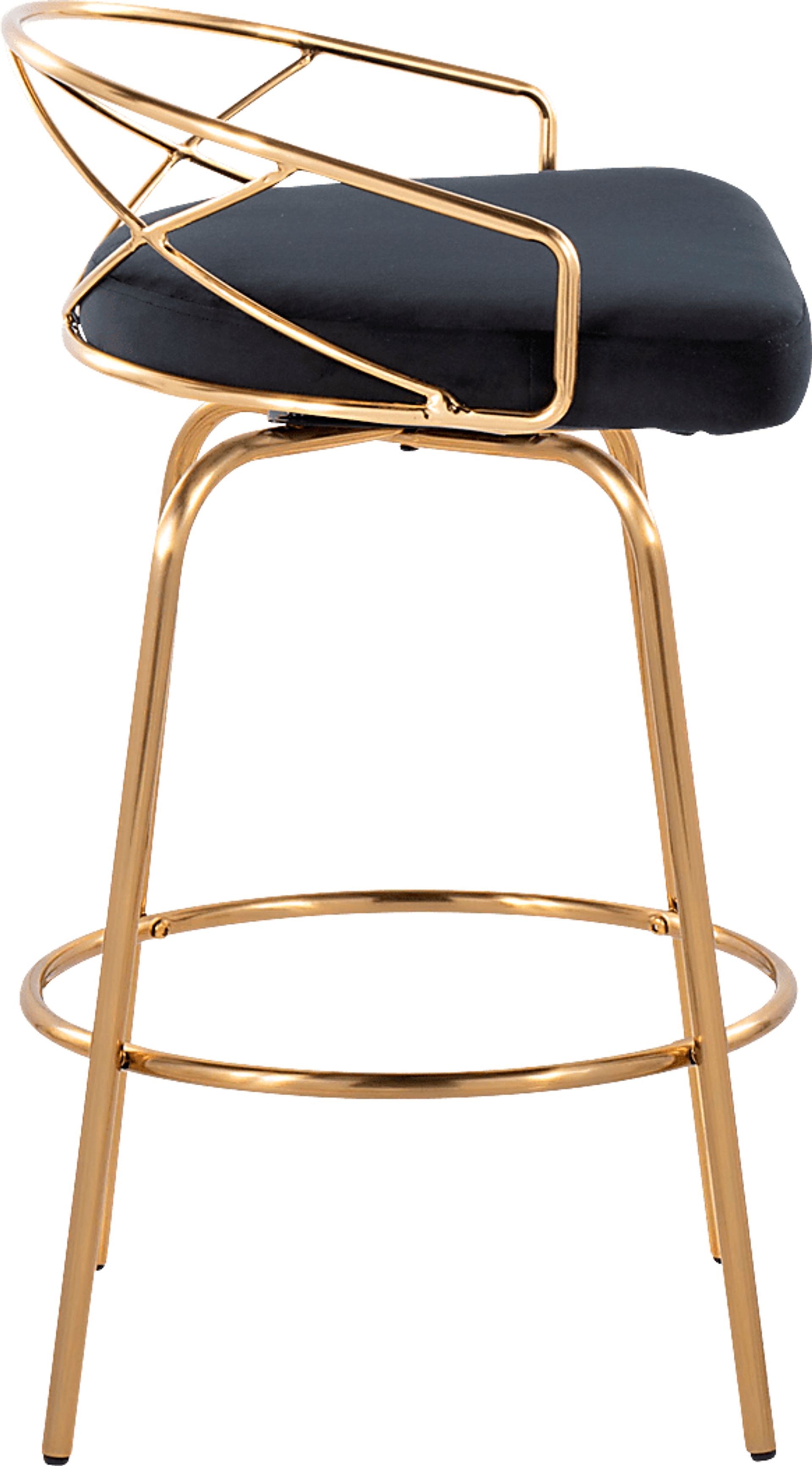 Ravensburg I Black Swivel Counter Height Stool, Set of 2 - Image 9