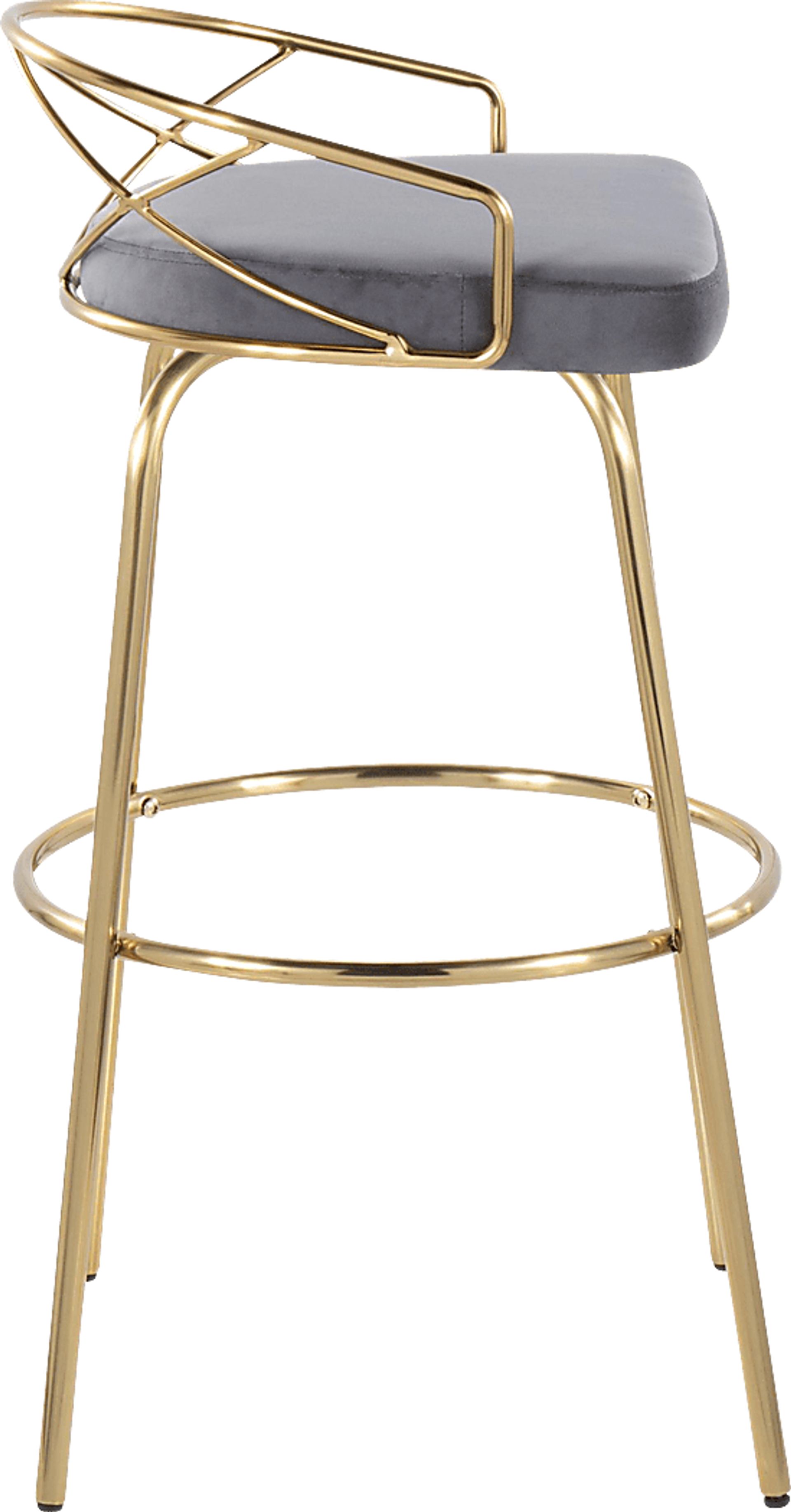 Ravensburg I Gray Barstool, Set of 2 - Image 5