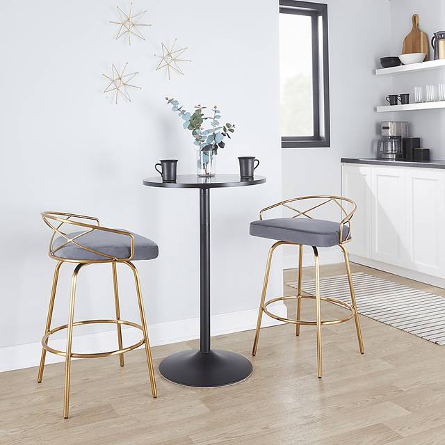 Ravensburg I Gray Counter Height Stool, Set of 2 - Thumbnail - Image 2
