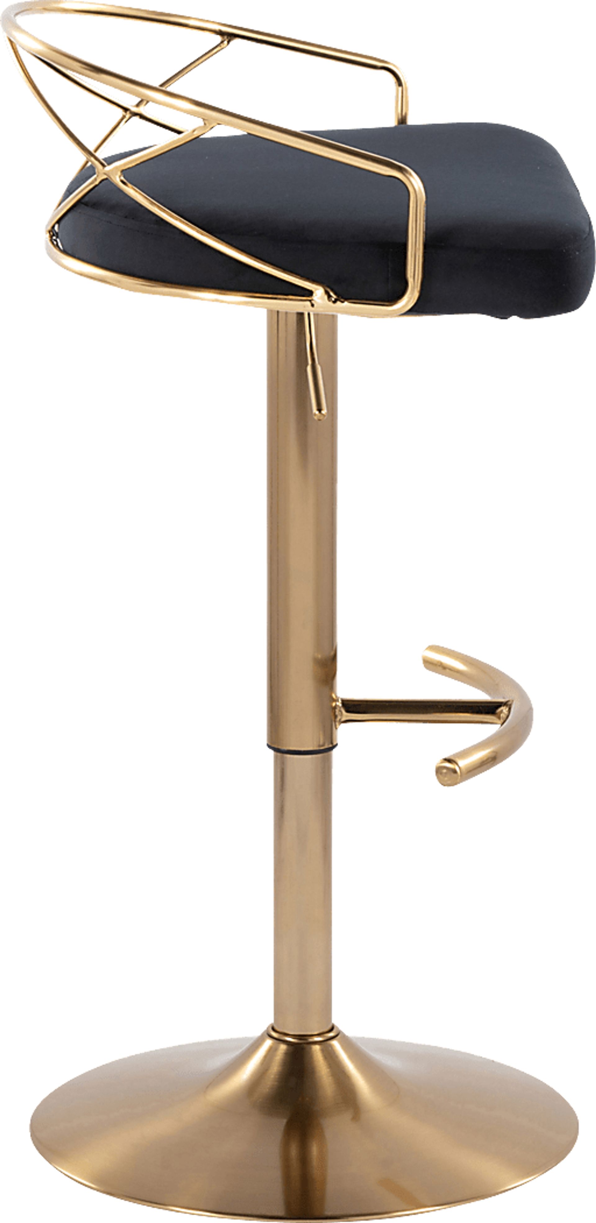 Ravensburg II Black Adjustable Barstool, Set of 2 - Image 6