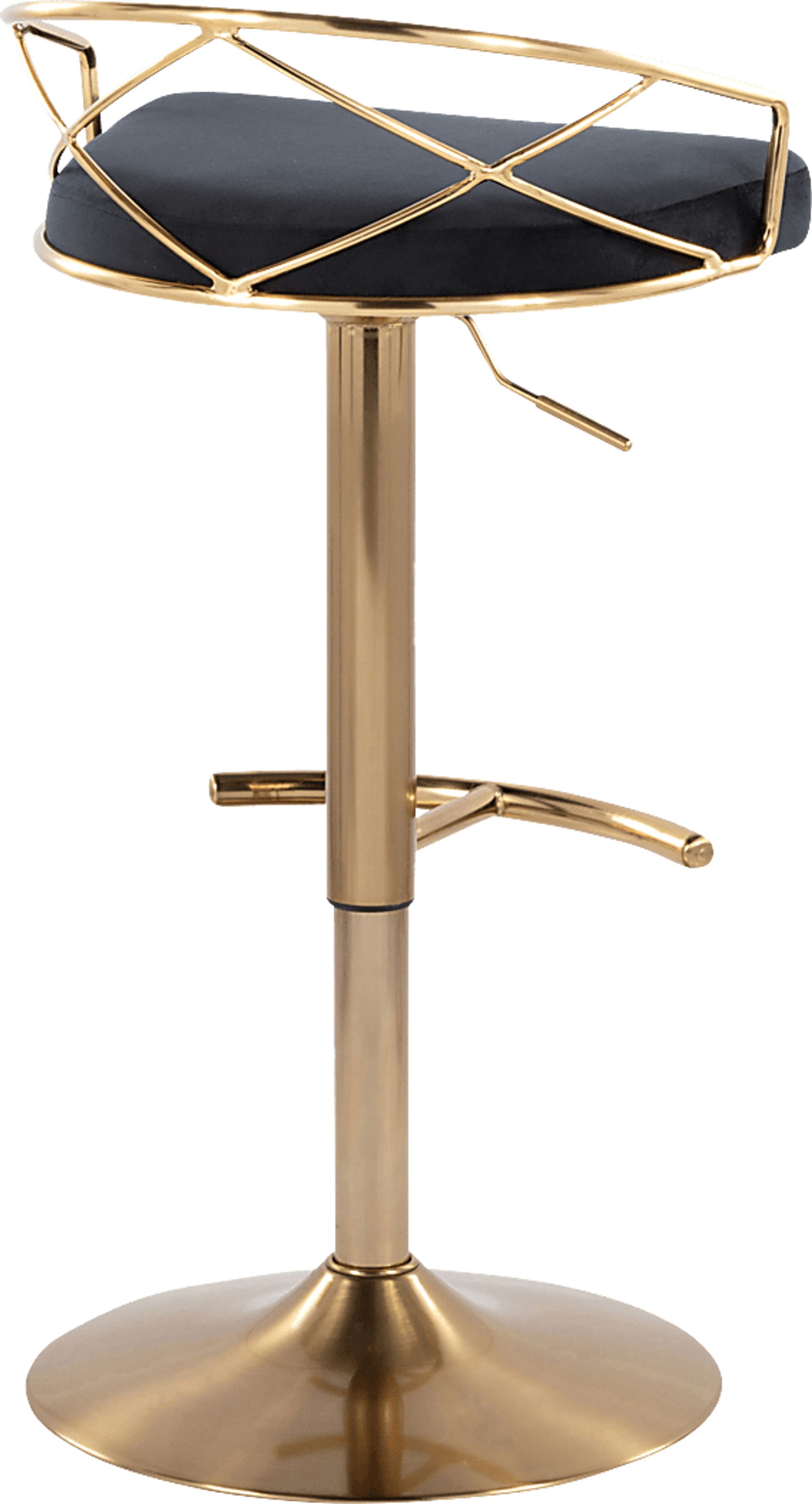 Ravensburg II Black Adjustable Barstool, Set of 2 - Image 8