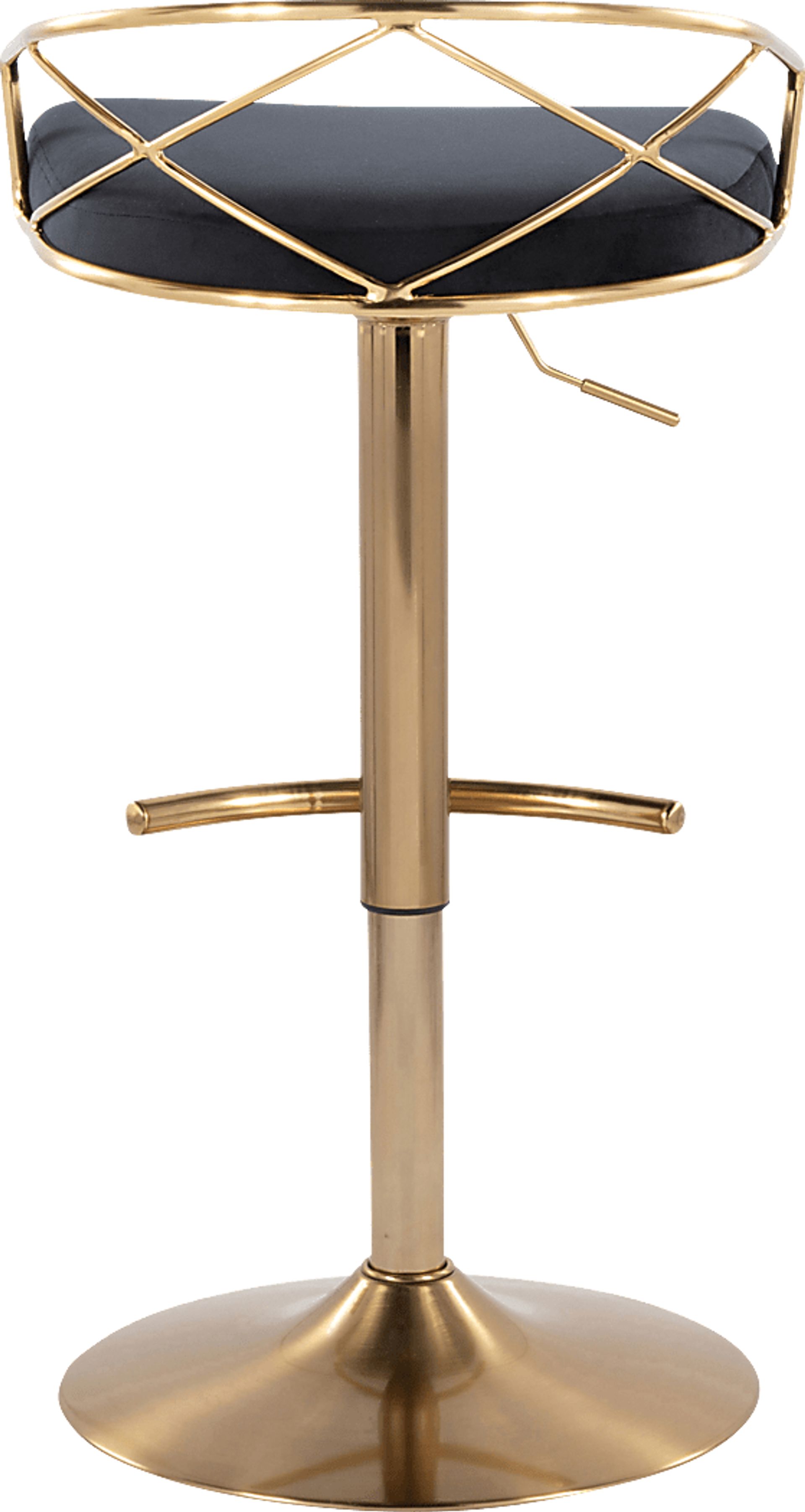 Ravensburg II Black Adjustable Barstool, Set of 2 - Image 9