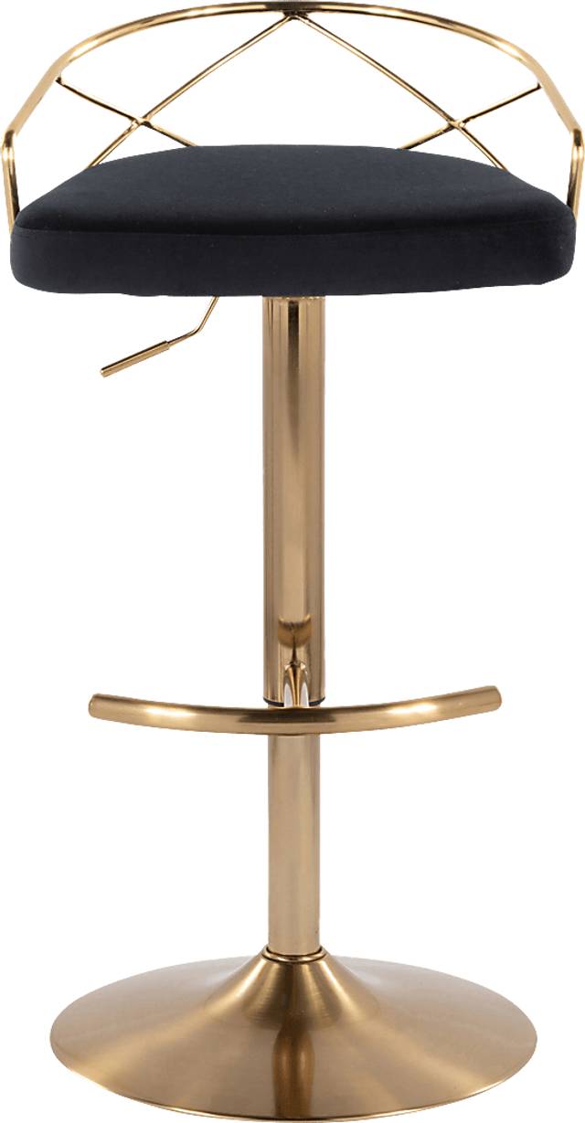 Ravensburg II Black Adjustable Barstool, Set of 2 - Thumbnail - Image 10