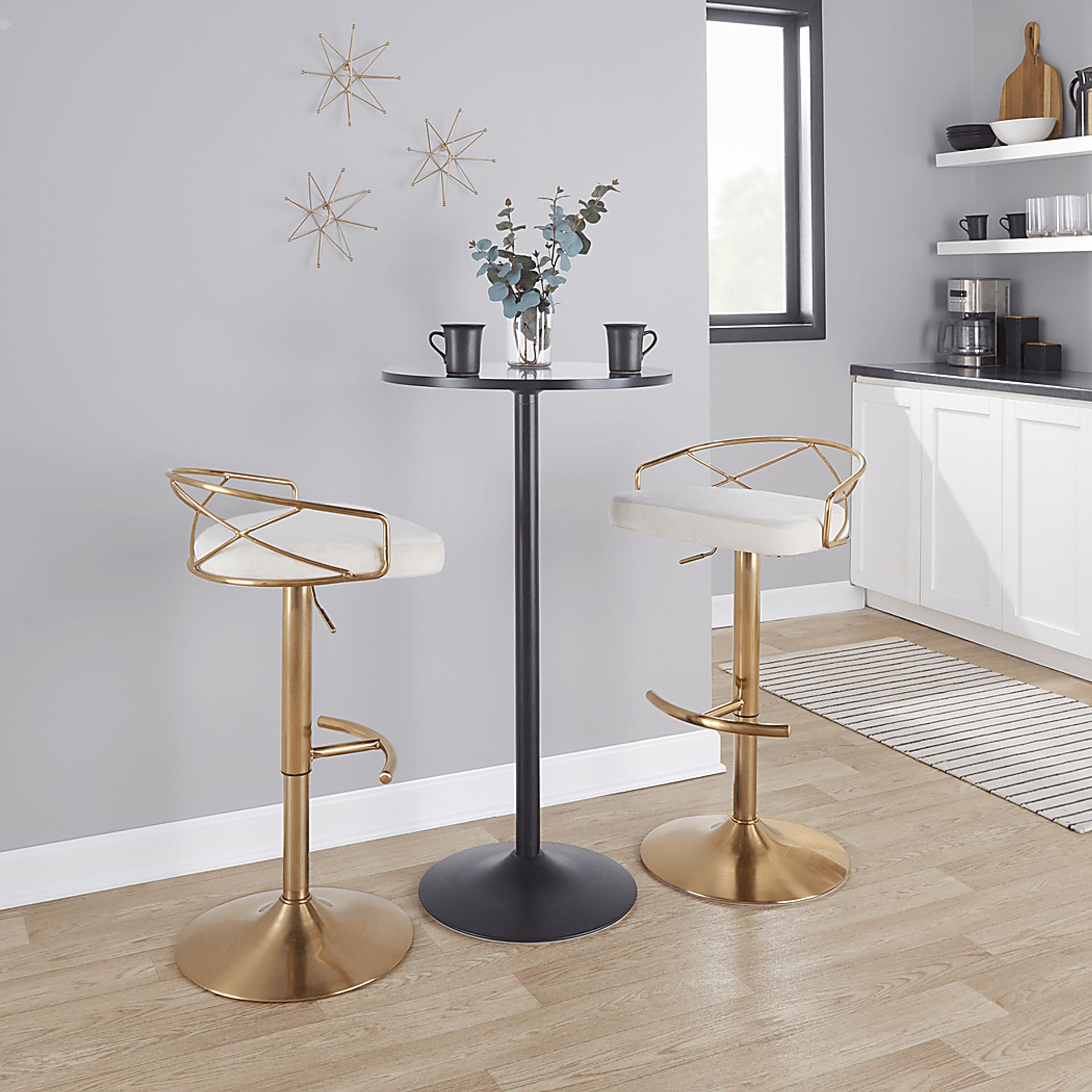 Ravensburg II Cream Adjustable Barstool, Set of 2 - Image 3