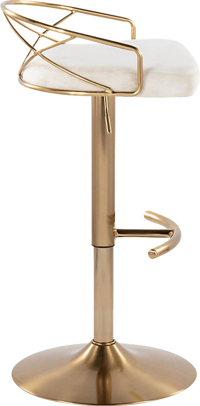 Ravensburg II Cream Adjustable Barstool, Set of 2 - Thumbnail - Image 4