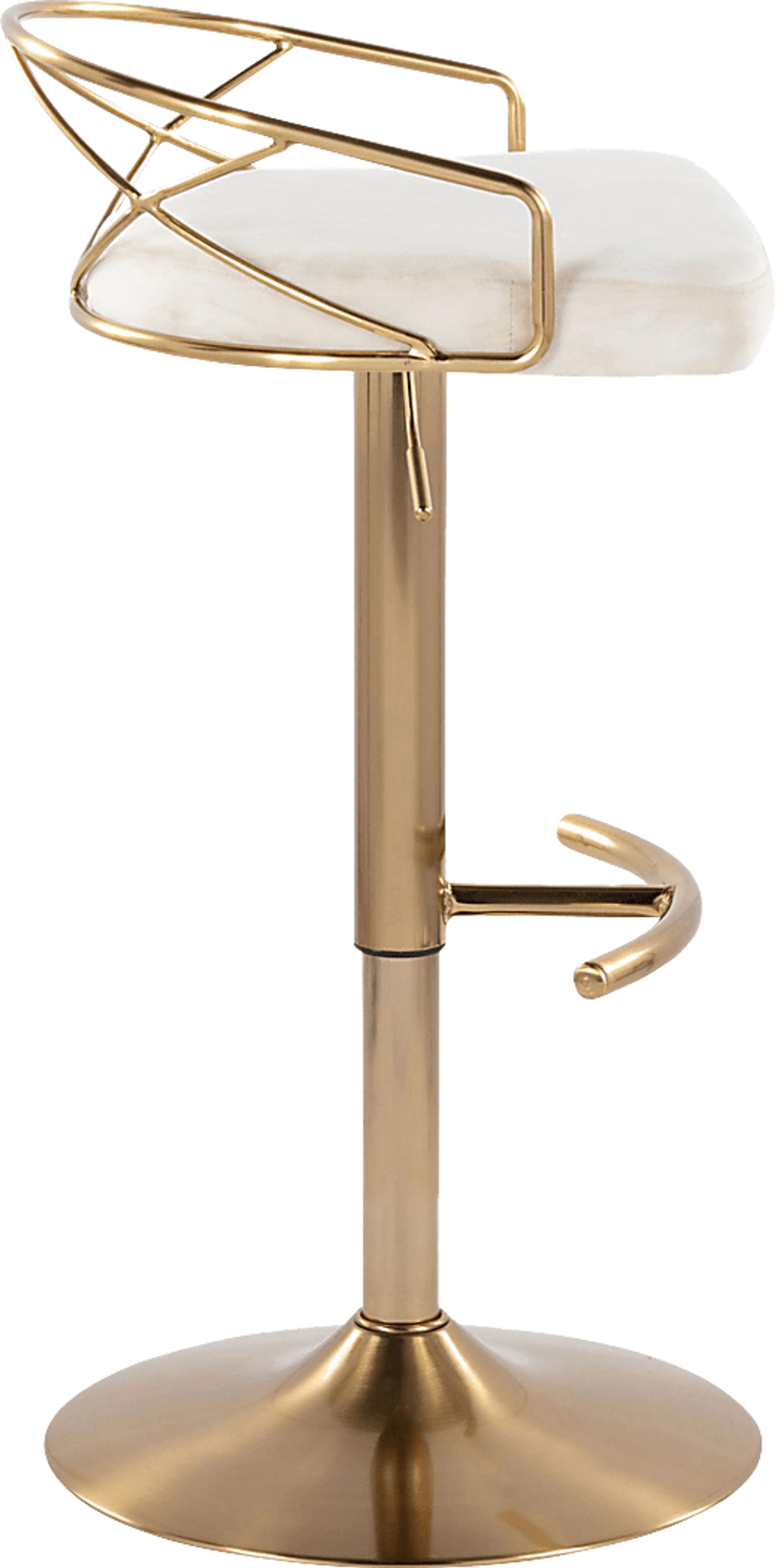 Ravensburg II Cream Adjustable Barstool, Set of 2 - Image 4