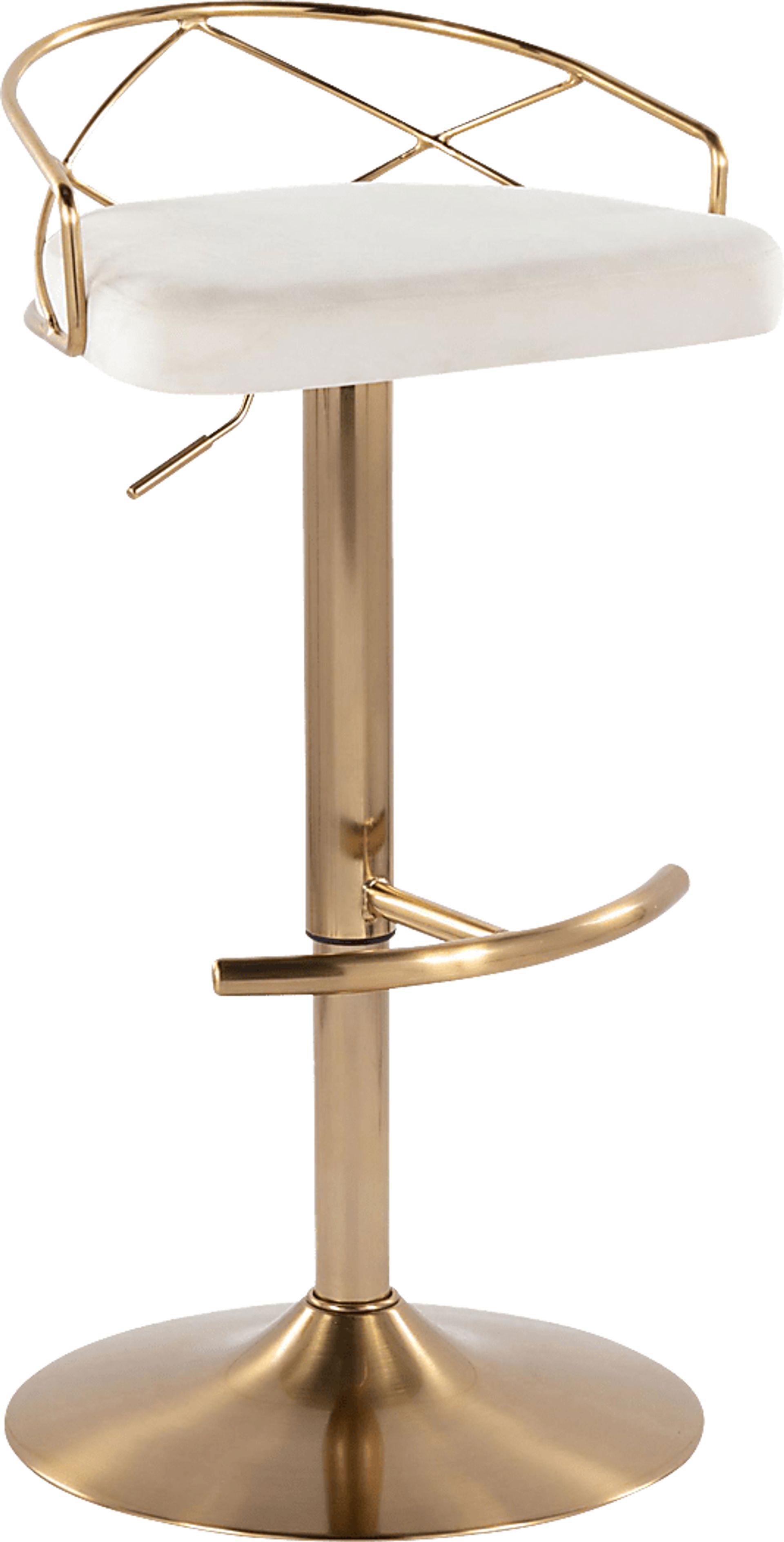 Ravensburg II Cream Adjustable Barstool, Set of 2 - Image 5