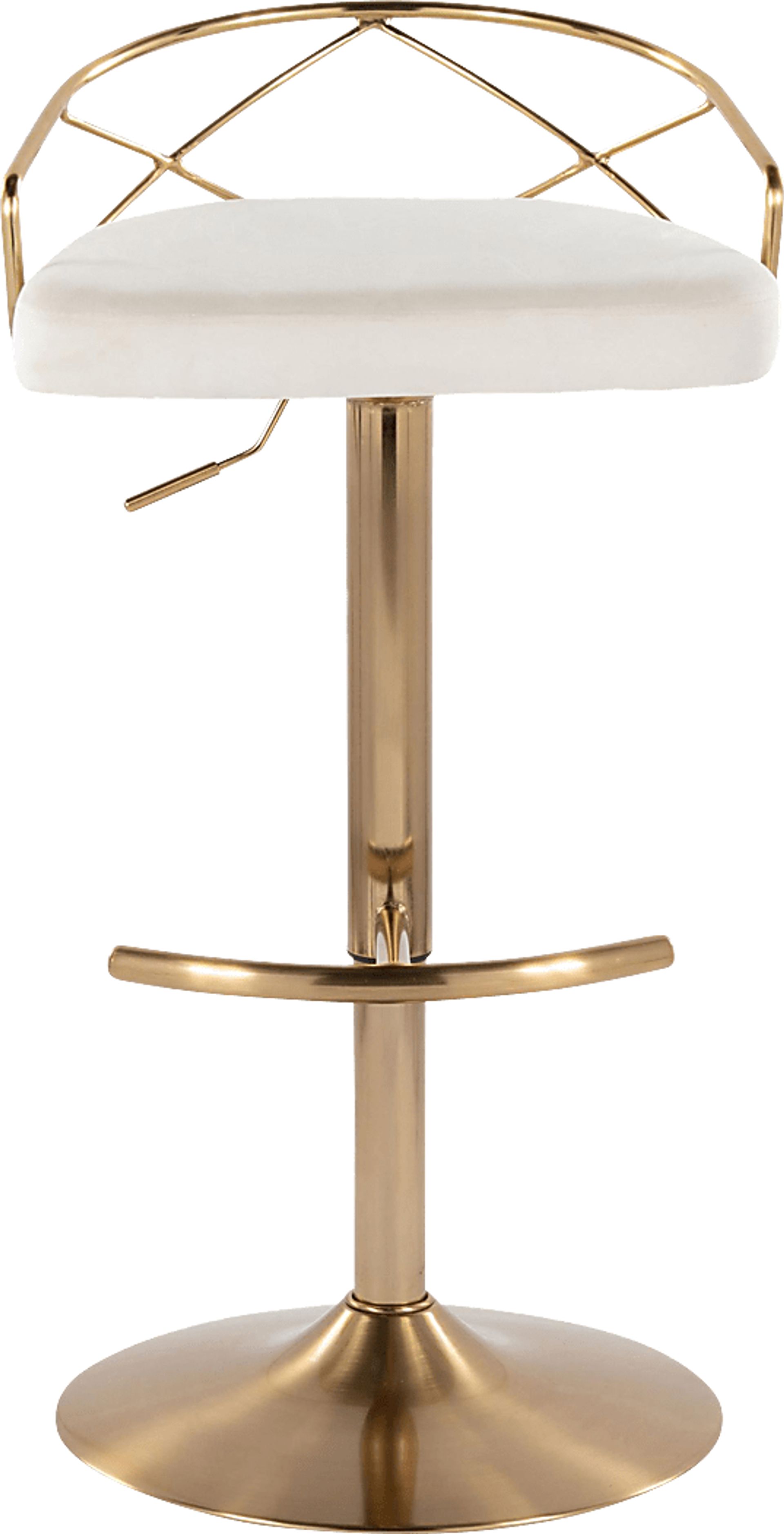 Ravensburg II Cream Adjustable Barstool, Set of 2 - Image 7