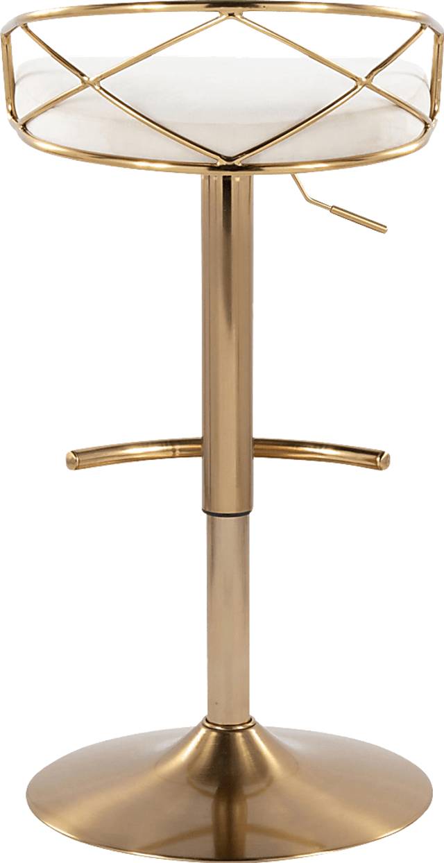 Ravensburg II Cream Adjustable Barstool, Set of 2 - Thumbnail - Image 8