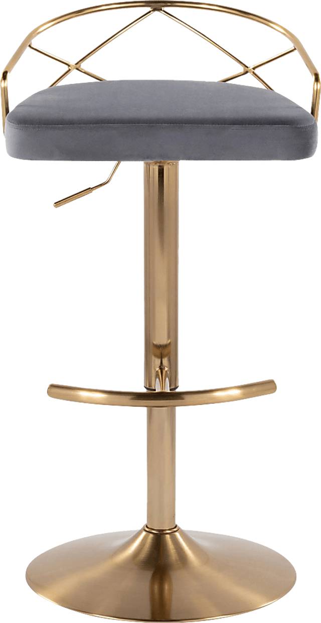 Ravensburg II Gray Adjustable Barstool, Set of 2 - Thumbnail - Image 8