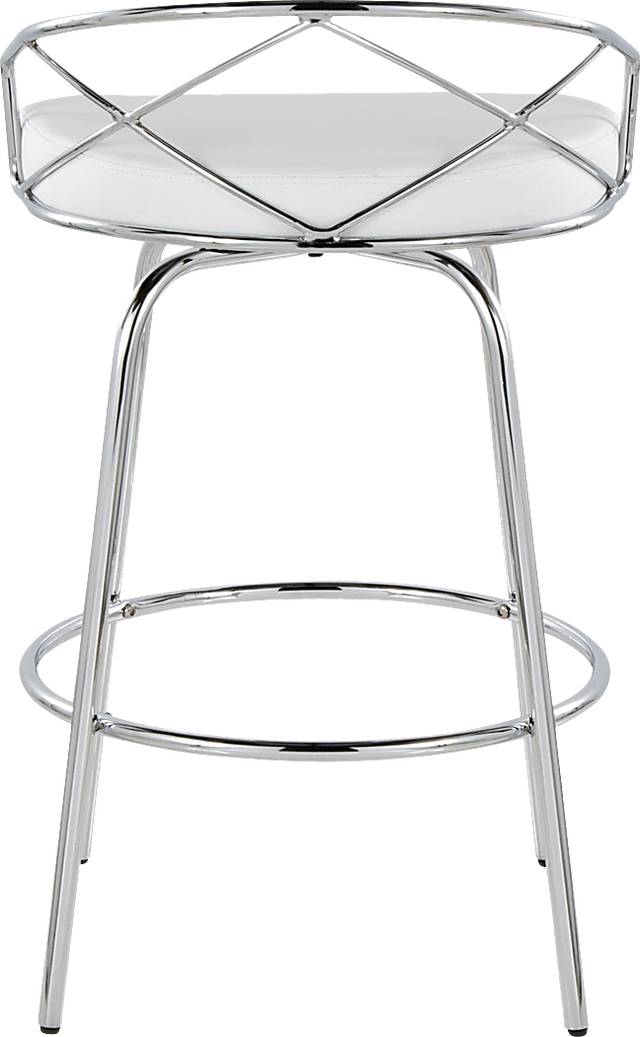 Ravensburg III White Swivel Counter Height Stool, Set of 2 - Thumbnail - Image 11