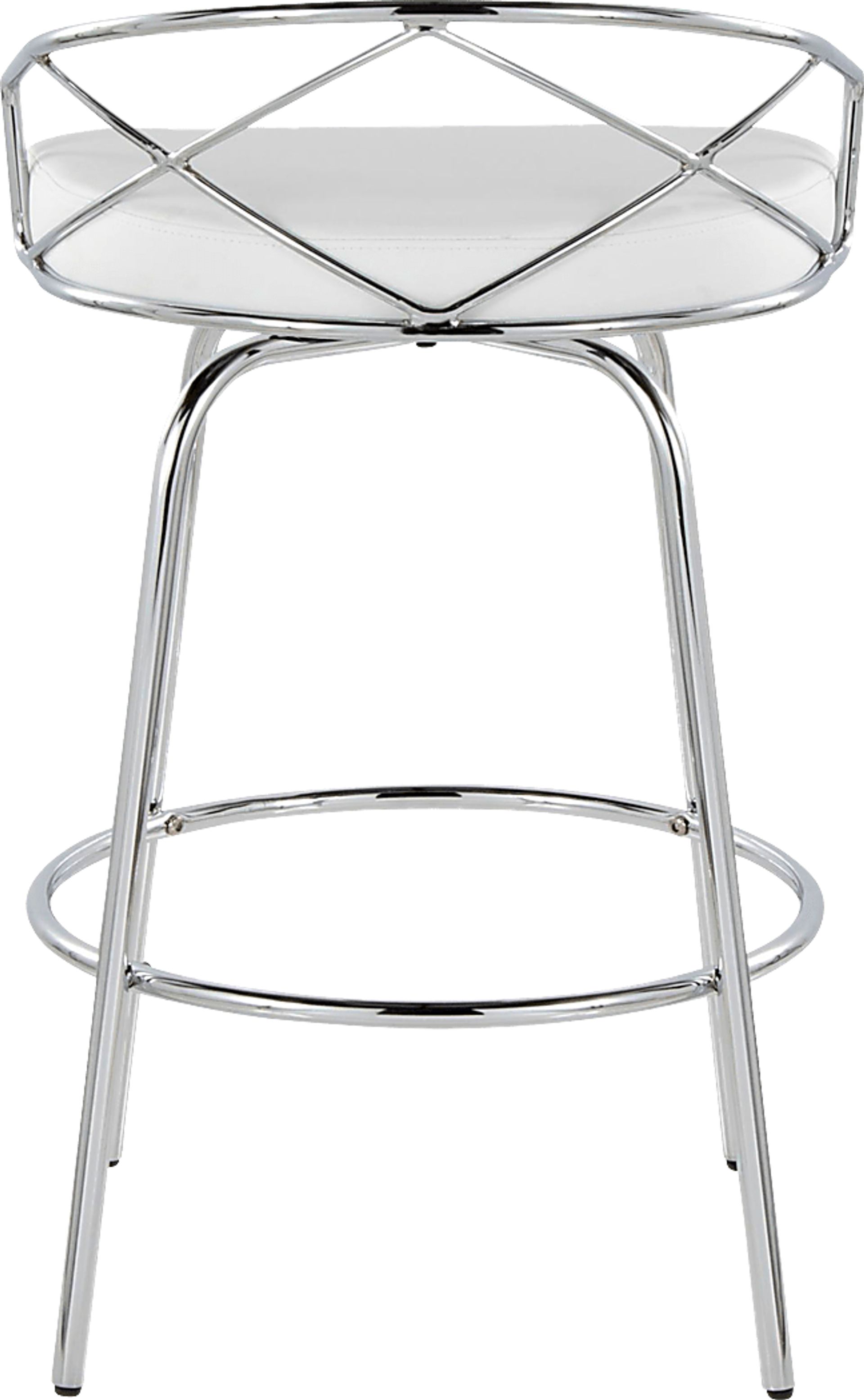 Ravensburg III White Swivel Counter Height Stool, Set of 2 - Image 11