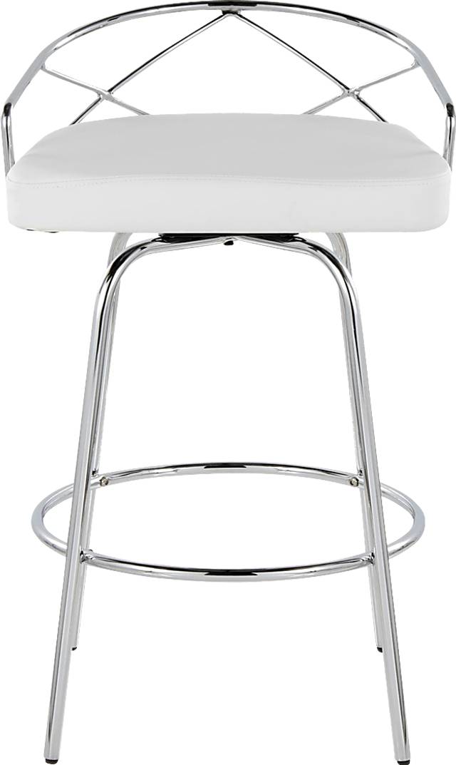 Ravensburg III White Swivel Counter Height Stool, Set of 2 - Thumbnail - Image 12