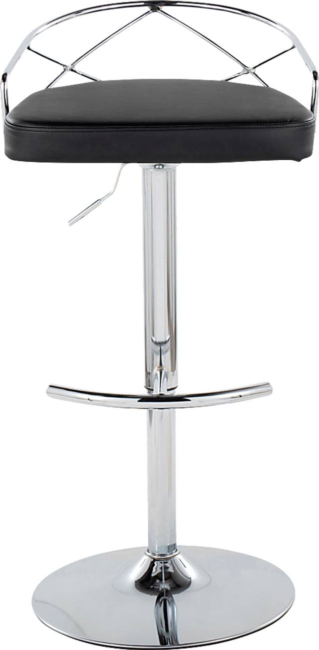 Ravensburg IV Black Adjustable Barstool, Set of 2 - Thumbnail - Image 10