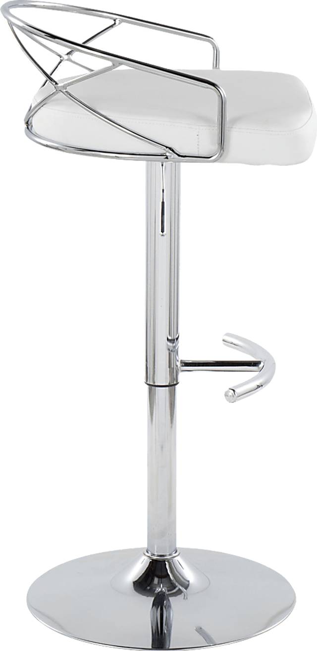 Ravensburg IV White Adjustable Barstool, Set of 2 - Thumbnail - Image 7
