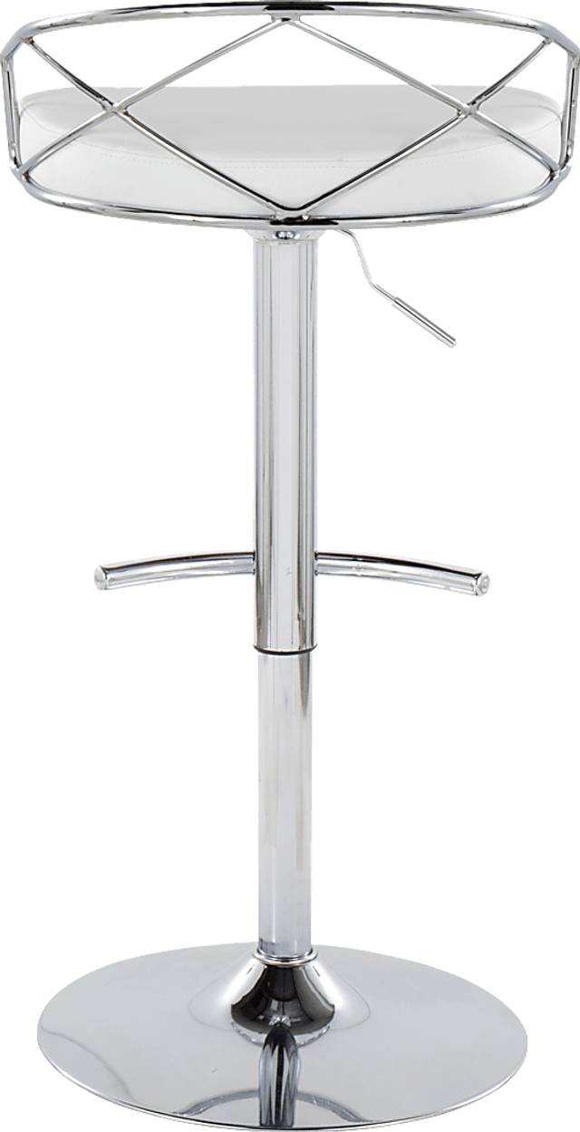 Ravensburg IV White Adjustable Barstool, Set of 2 - Thumbnail - Image 9