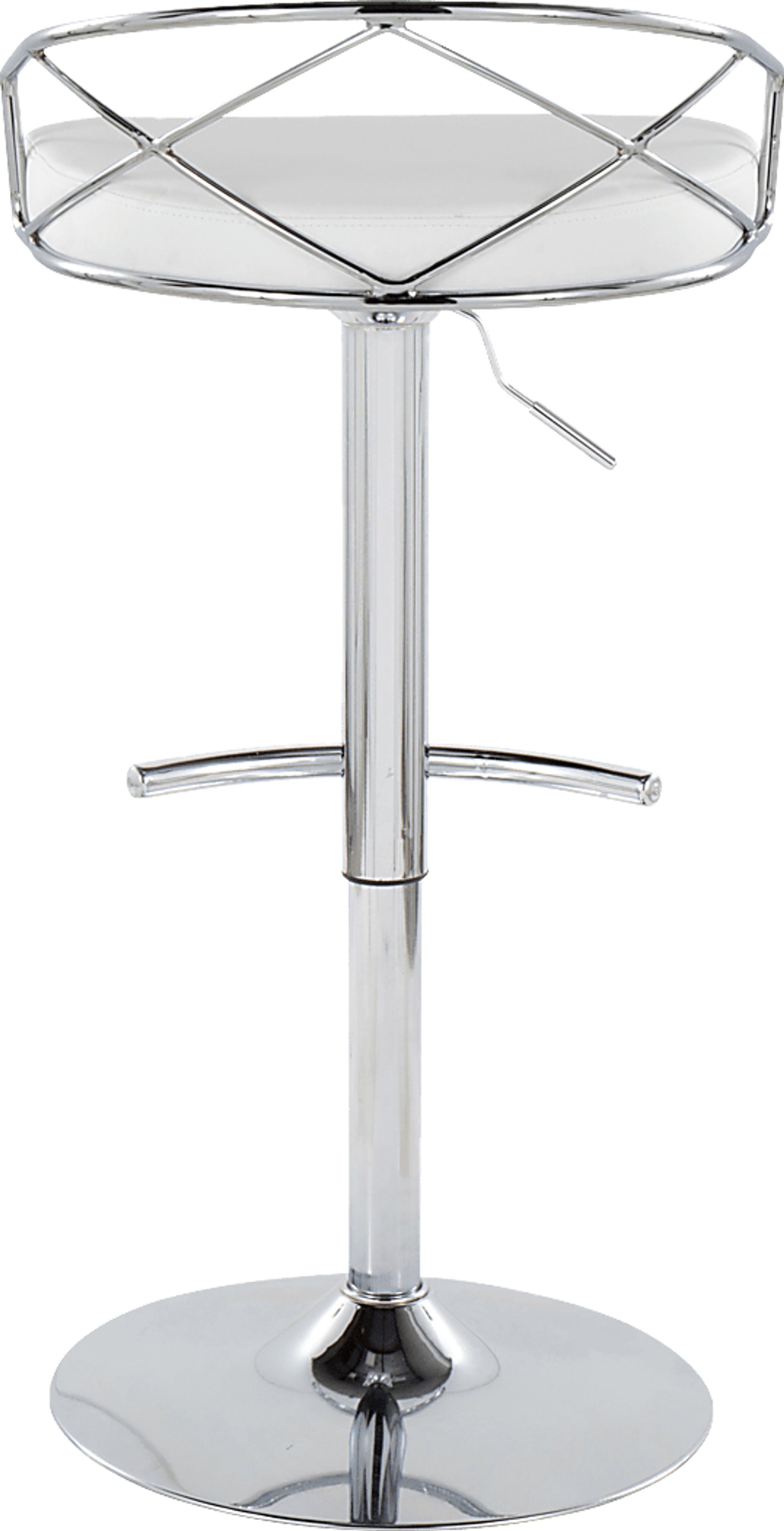 Ravensburg IV White Adjustable Barstool, Set of 2 - Image 9