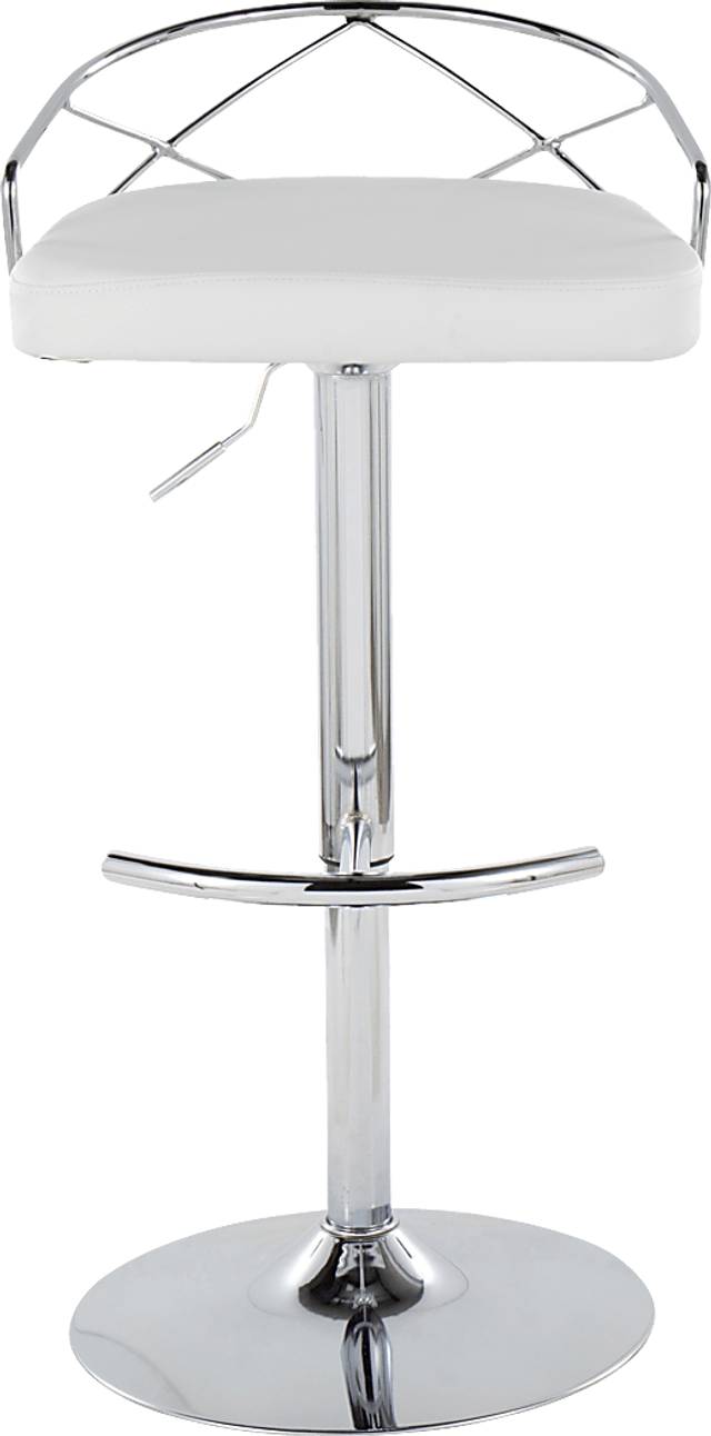 Ravensburg IV White Adjustable Barstool, Set of 2 - Thumbnail - Image 10