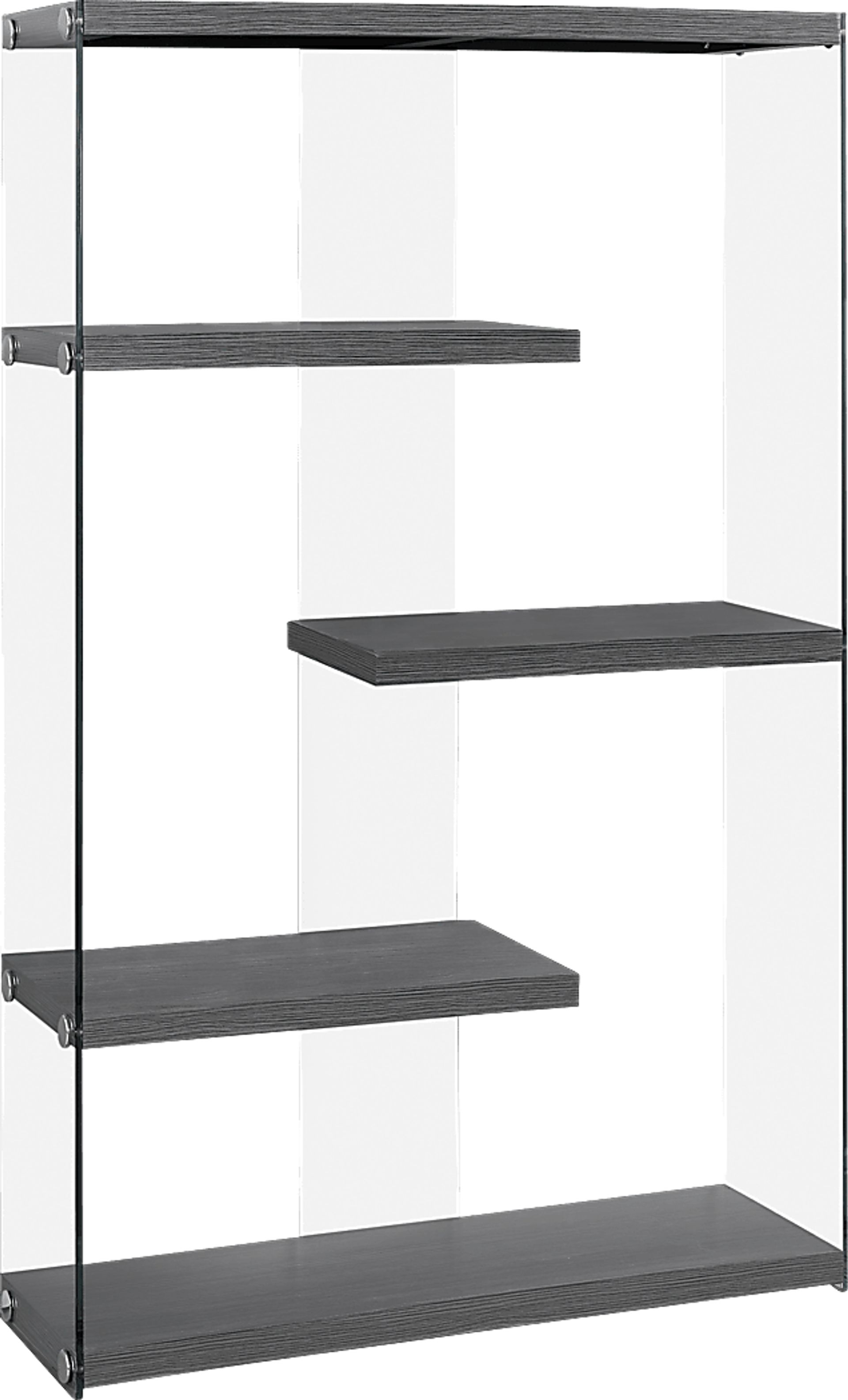 Ravine Charcoal Bookcase - Image 1