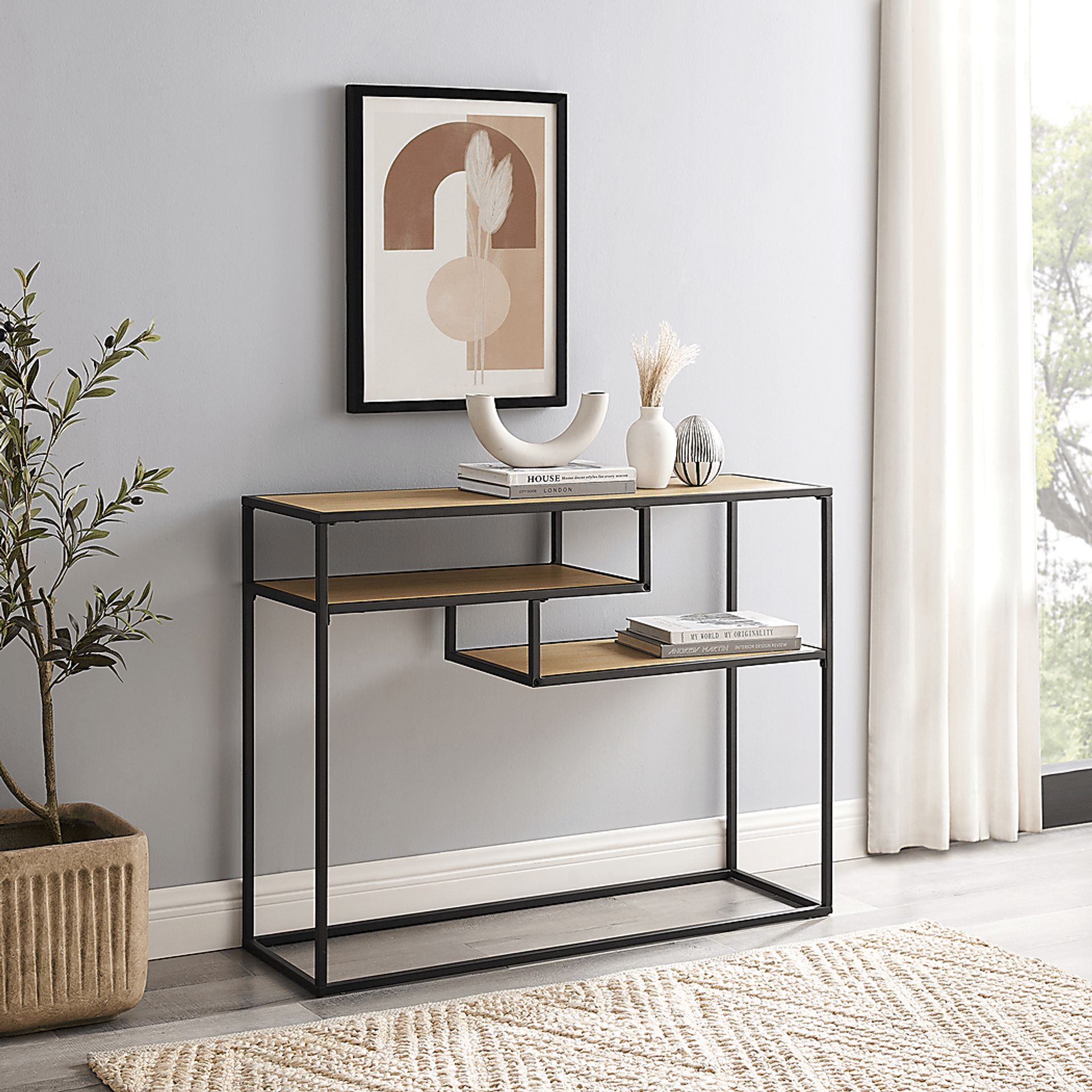 Rawley Oak Sofa Table - Image 2